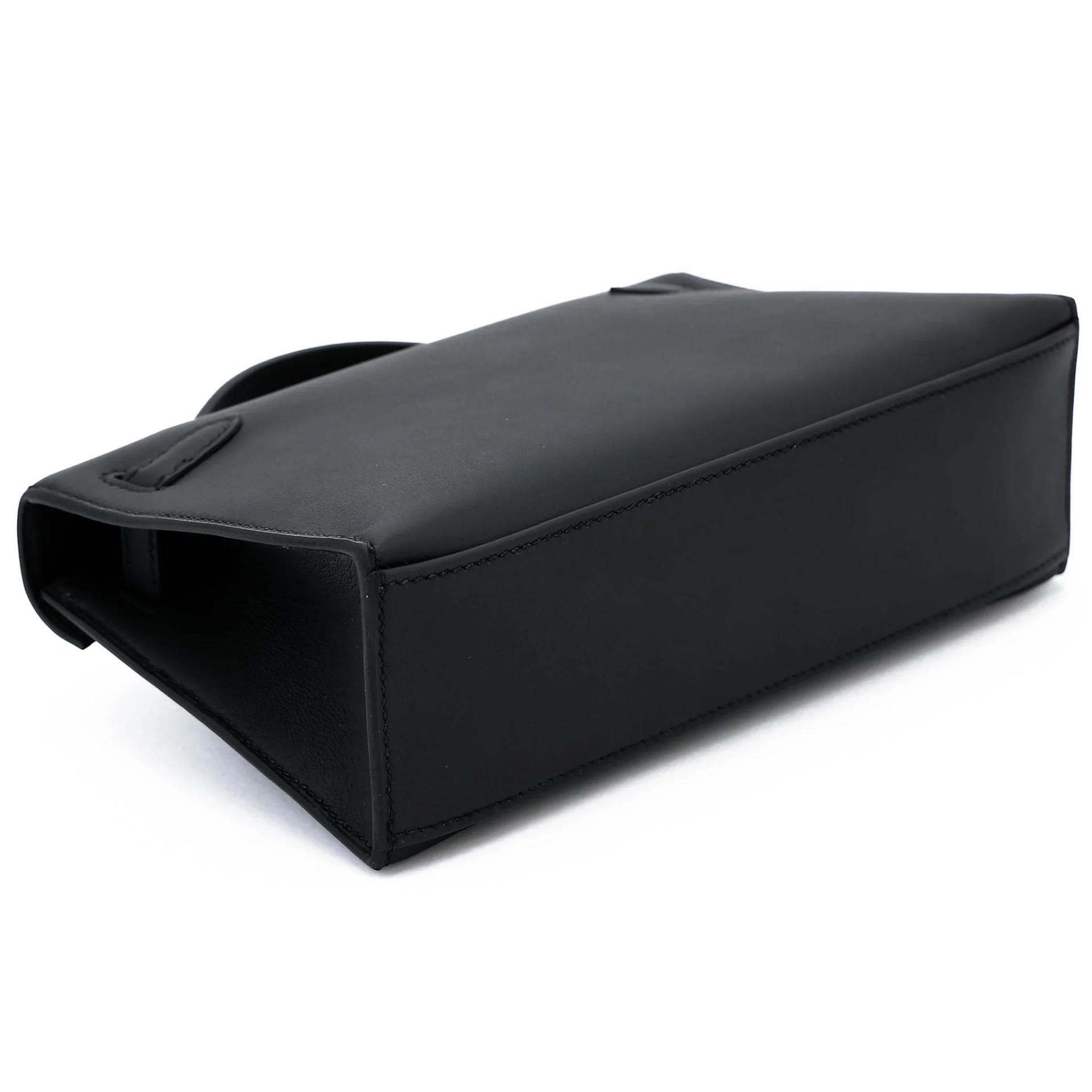 Brand New ( Rank N ) HERMÈS Kelly Pochette Noir (89) Swift Palladium hardware G (2026) - 7