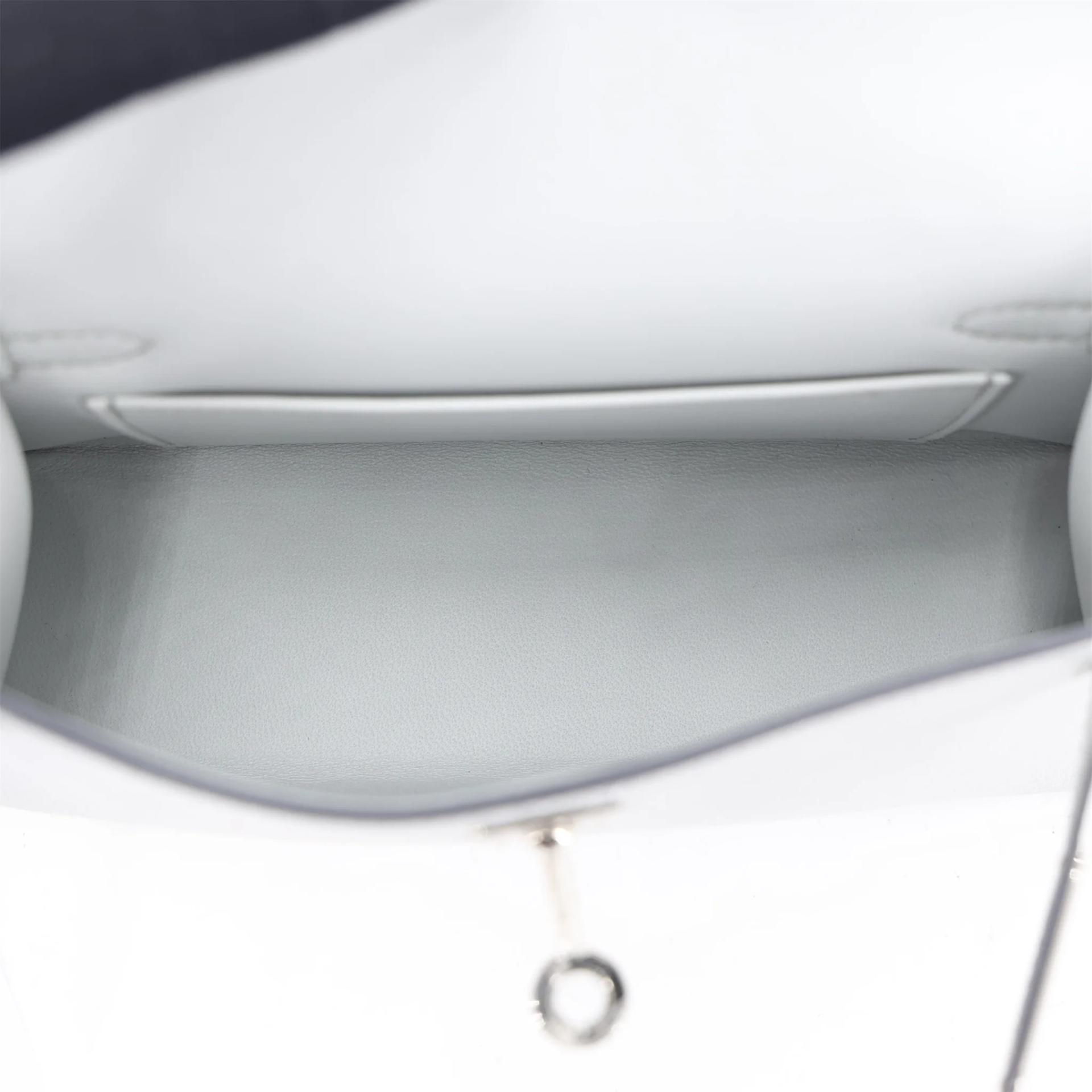 Brand New ( Rank N ) HERMÈS Mini Kelly II Argent (05) Chamkila Palladium hardware K (2025) - 11