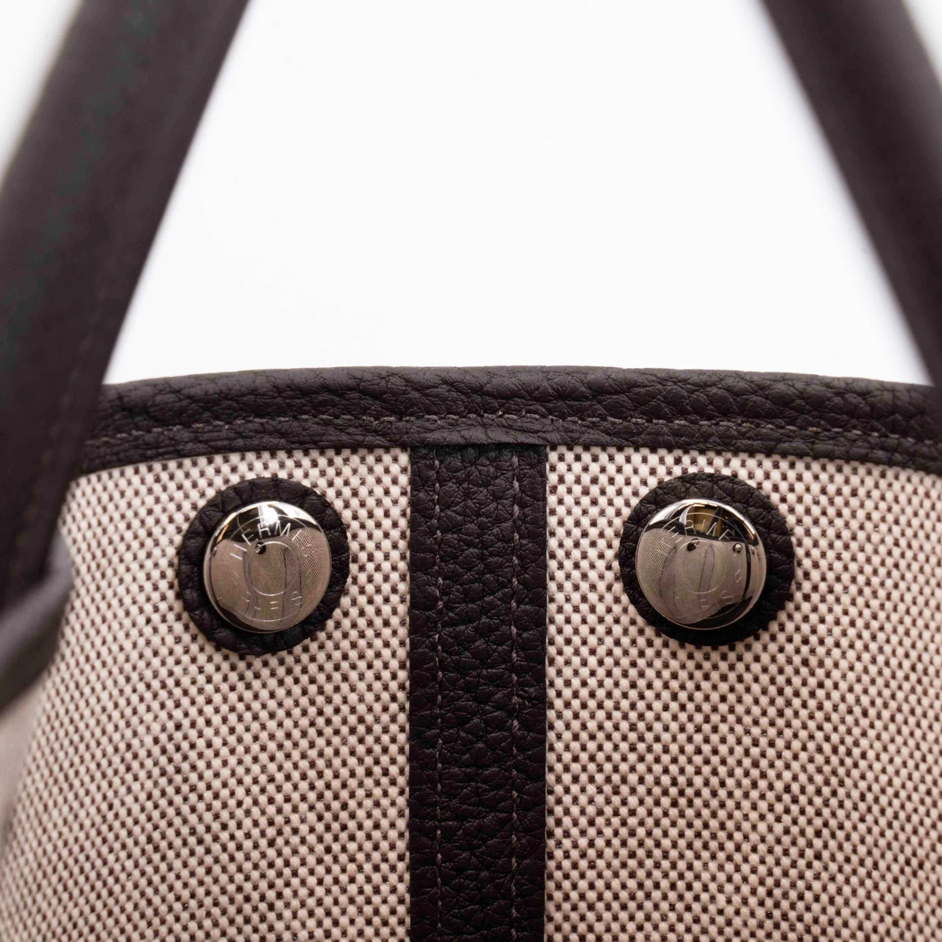 ランク N 新品 HERMÈS エルメス ネオガーデンパーティ ベブラン（T3） トワルH ヴァイキング ネゴンダ シルバー金具 G刻印 (2026) - 8