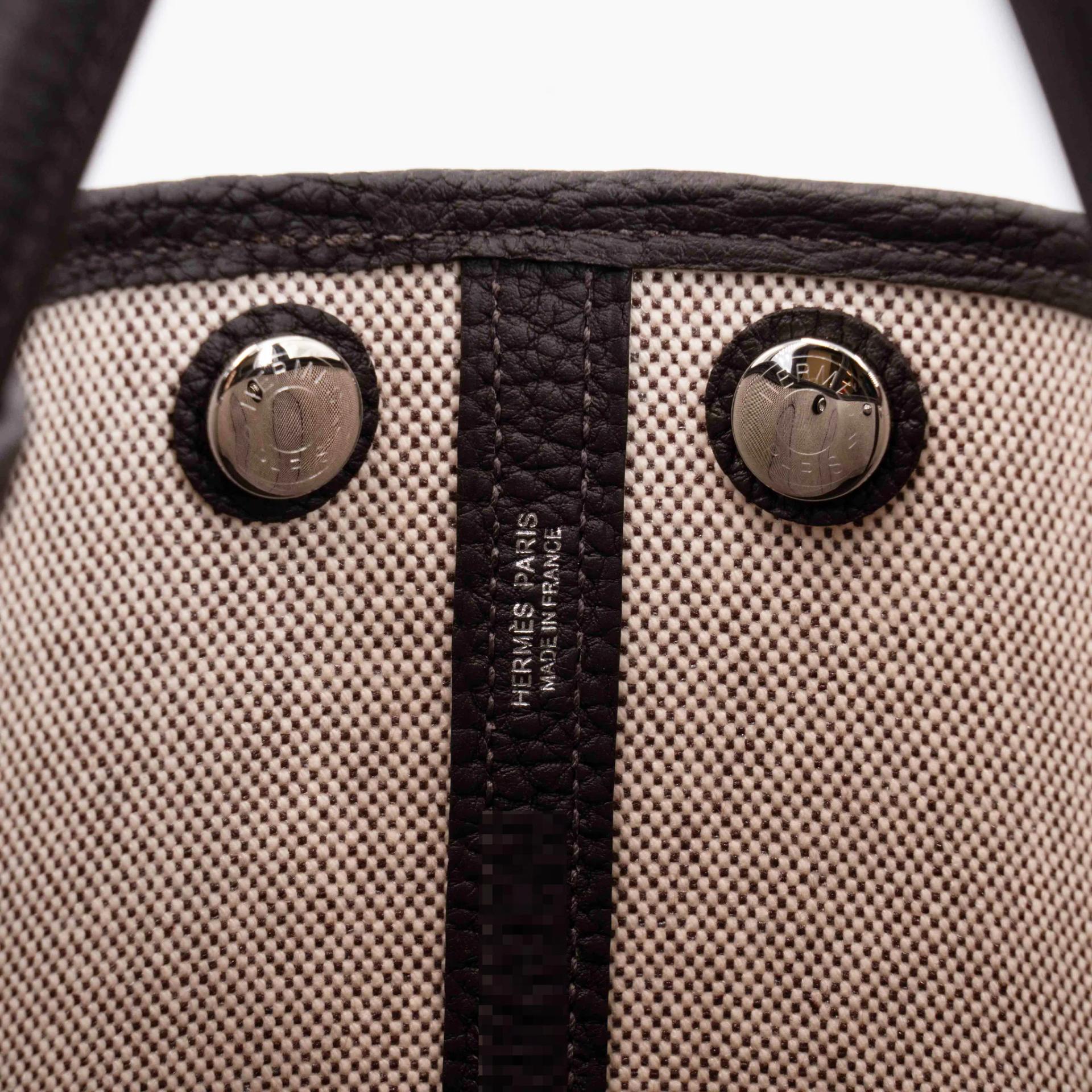 ランク N 新品 HERMÈS エルメス ネオガーデンパーティ ベブラン（T3） トワルH ヴァイキング ネゴンダ シルバー金具 G刻印 (2026) - 10