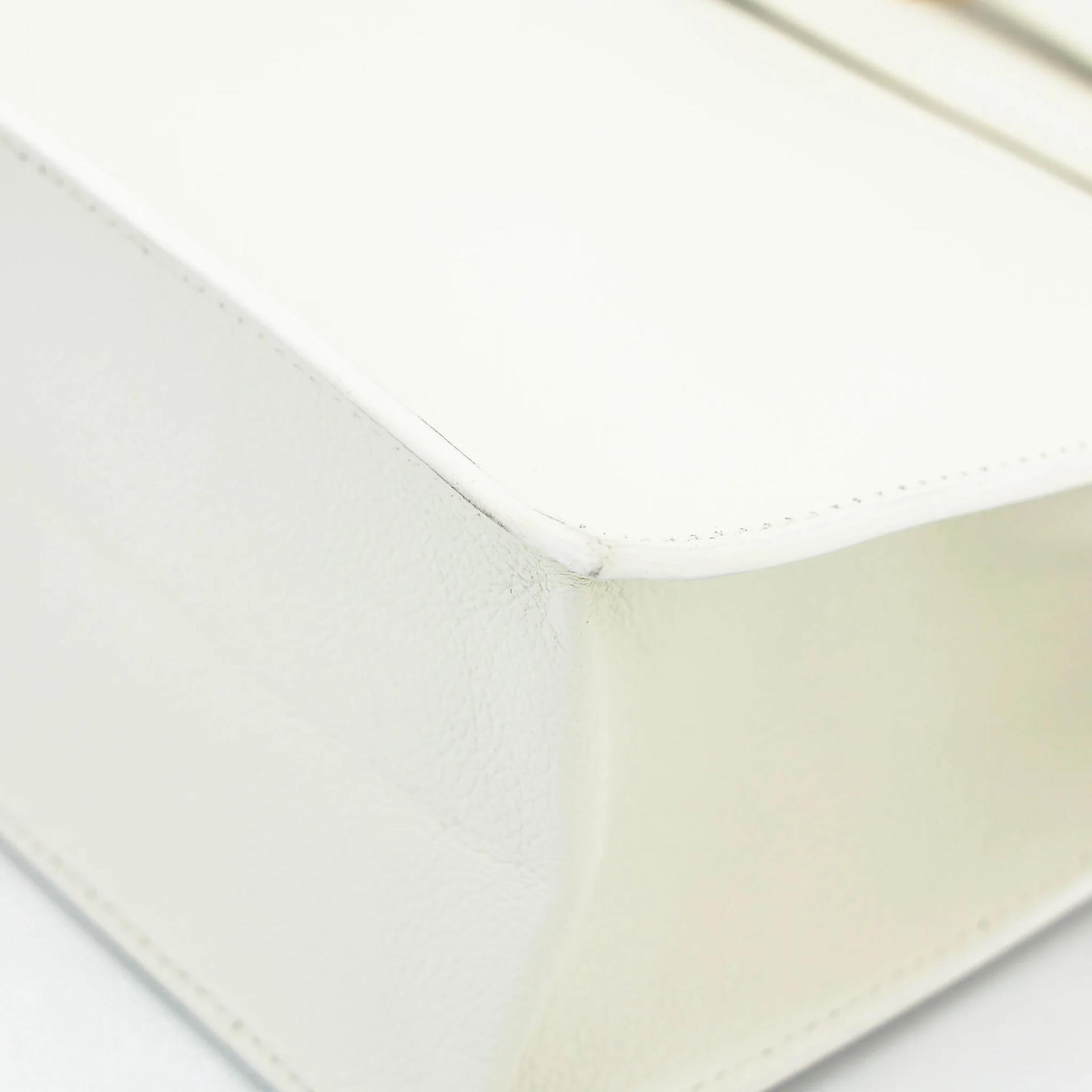Excellent ( Rank SA ) HERMÈS Kelly Danse New White (0U) Evercolor Gold hardware B (2023) - 7