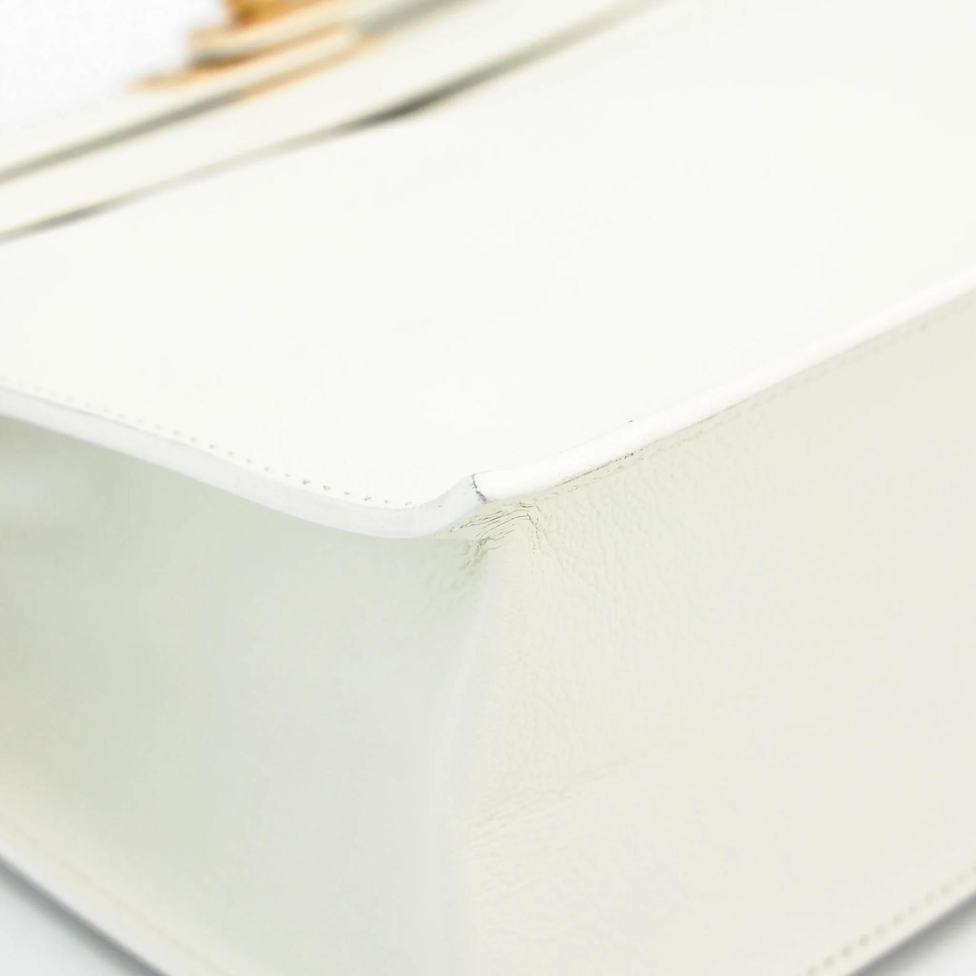 Excellent ( Rank SA ) HERMÈS Kelly Danse New White (0U) Evercolor Gold hardware B (2023) - 8