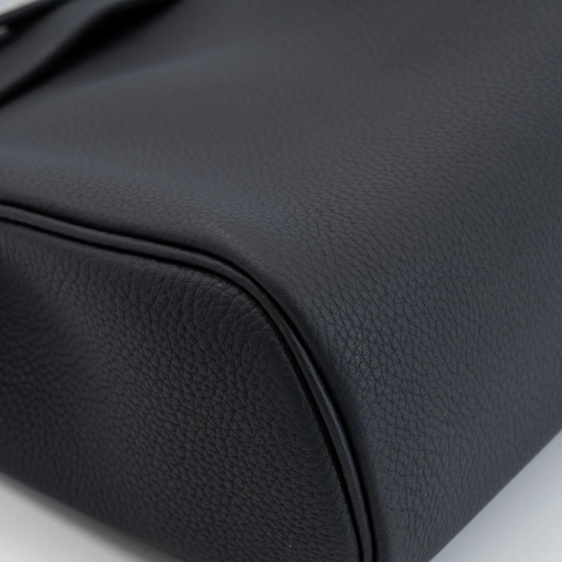 ランク SA HERMÈS エルメス アッカドPM キャバン (3Y) トゴ シルバー金具 B刻印 (2023) - 11