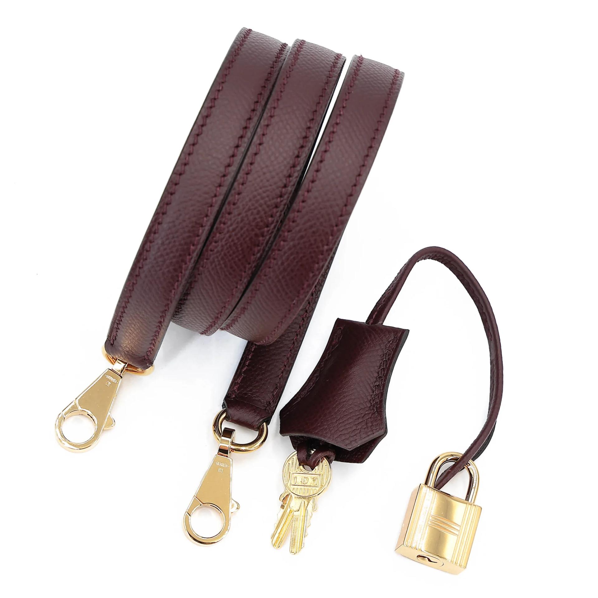 Excellent ( Rank SA ) HERMÈS Kelly 25 Sellier Rouge H (55) Epsom Gold hardware A (2017) - 28