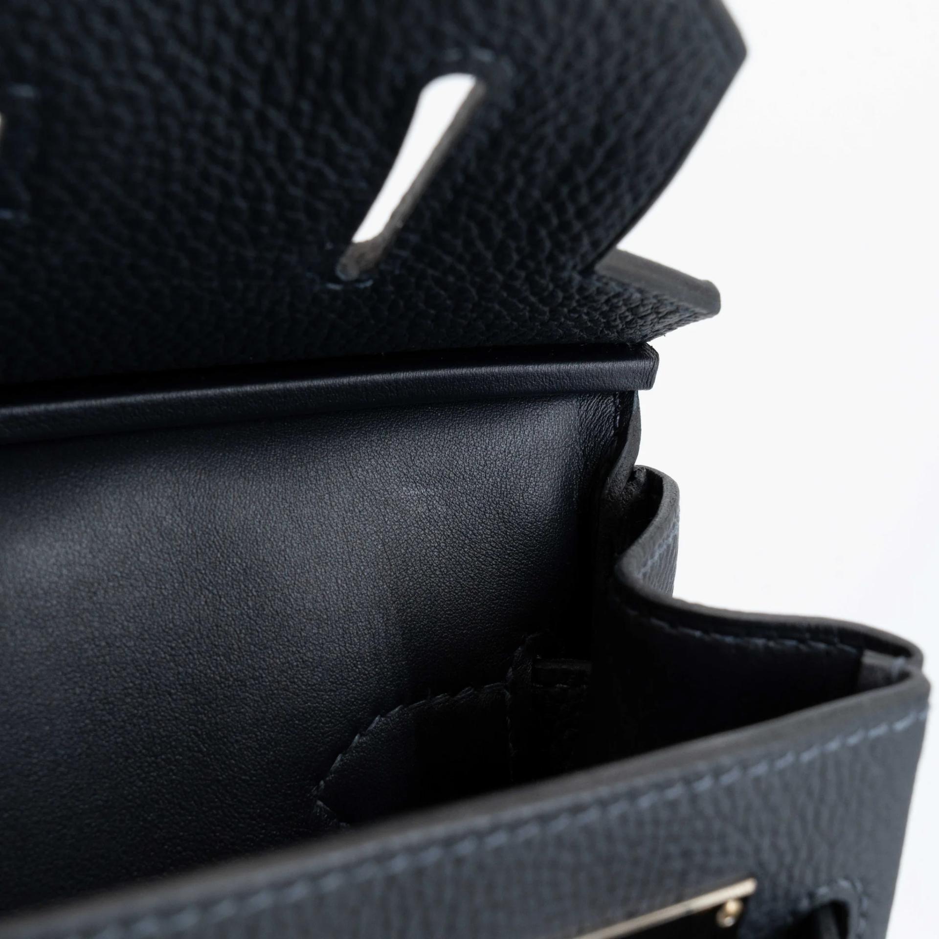 ランク SA HERMÈS エルメス アッカドPM キャバン (3Y) トゴ シルバー金具 B刻印 (2023) - 21