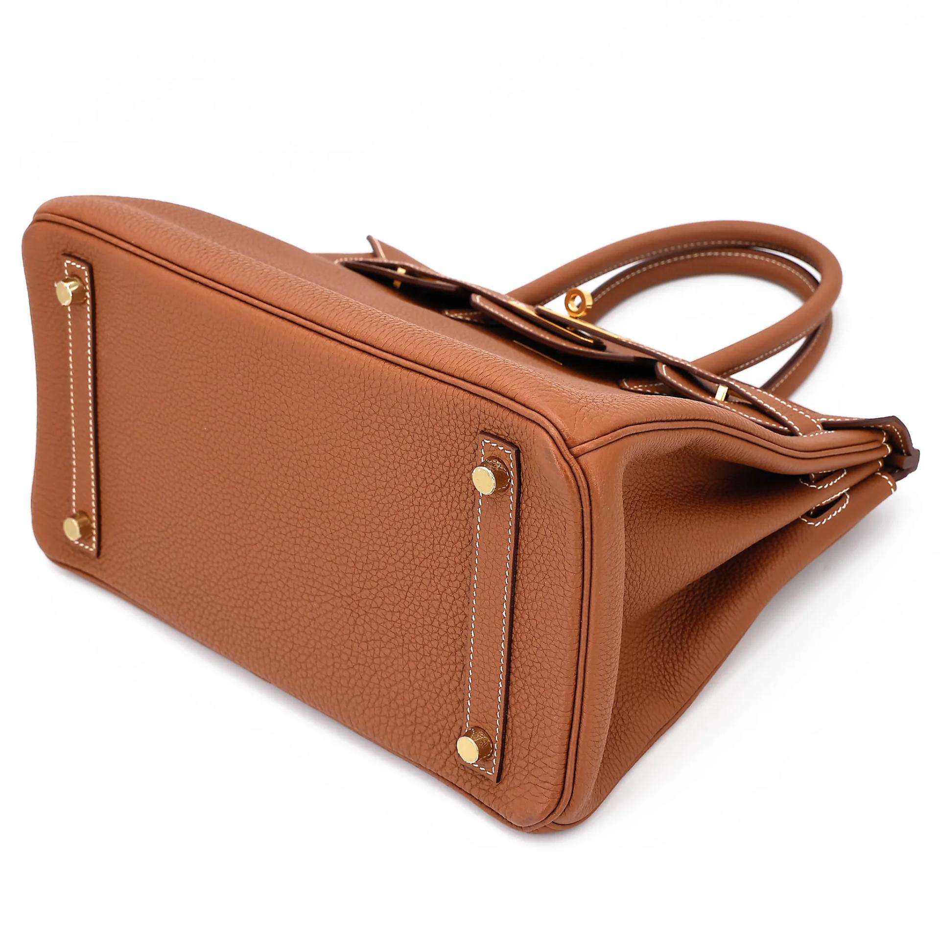 Very Good ( Rank A) HERMÈS Birkin 30 Gold (37) Togo Gold hardware D (2019) - 4