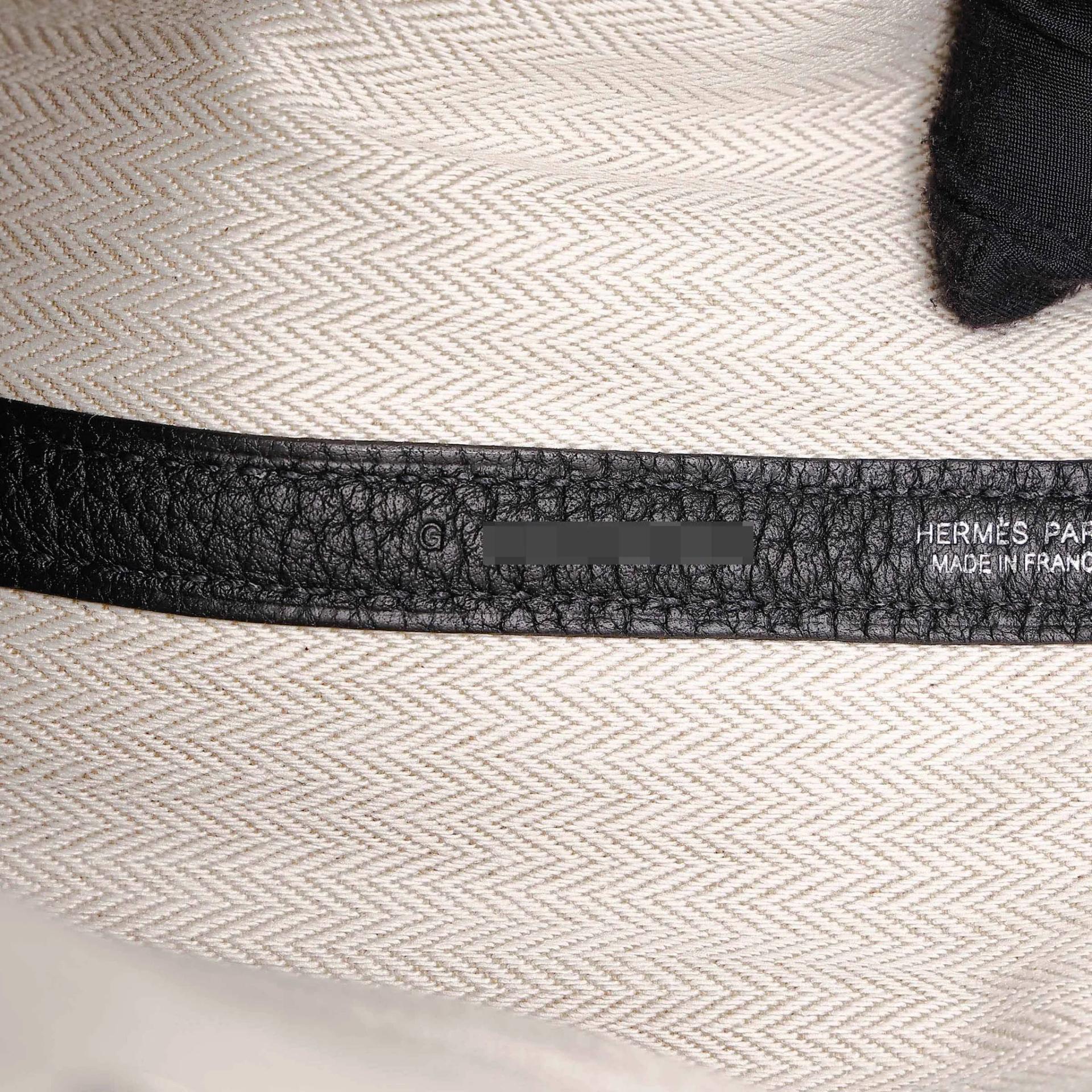Brand New ( Rank N ) HERMÈS Garden Party TPM Noir (89) Negonda Palladium hardware G (2026) - 16