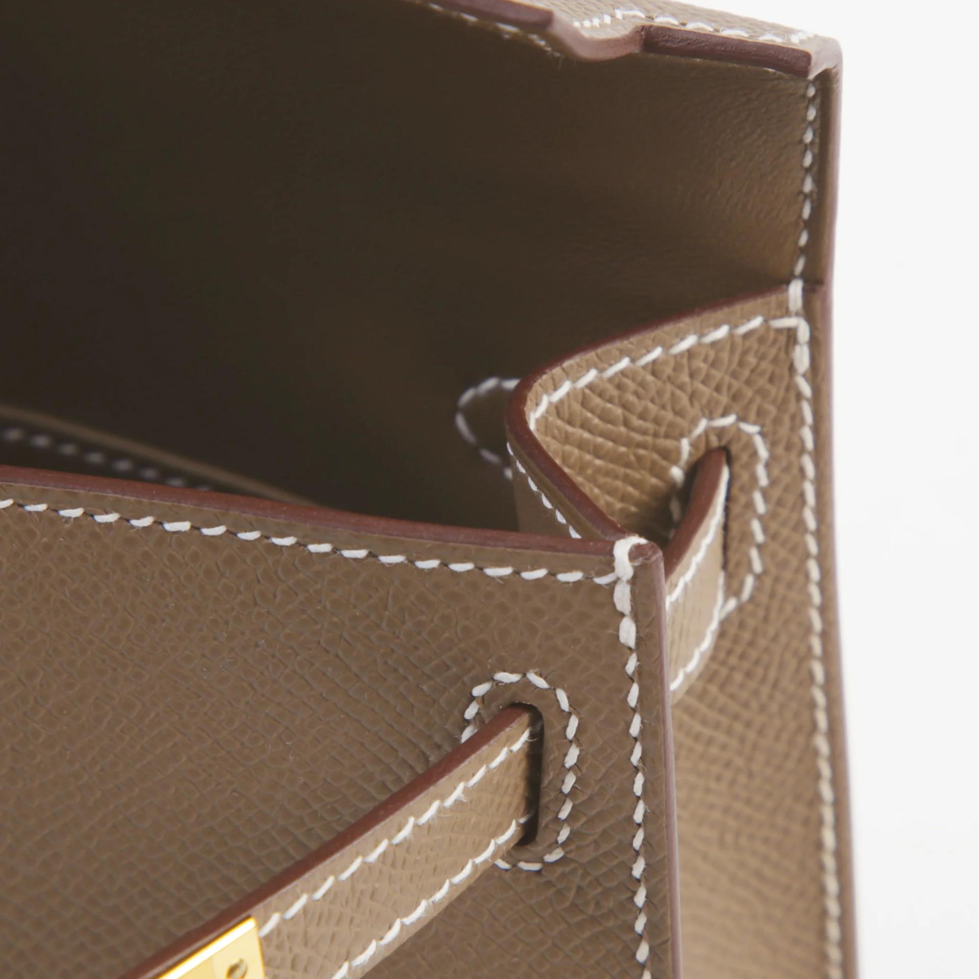 ランク N 新品 HERMÈS エルメス ミニケリー2 エトゥープ (18) エプソン ゴールド金具 G刻印 (2026) - 11