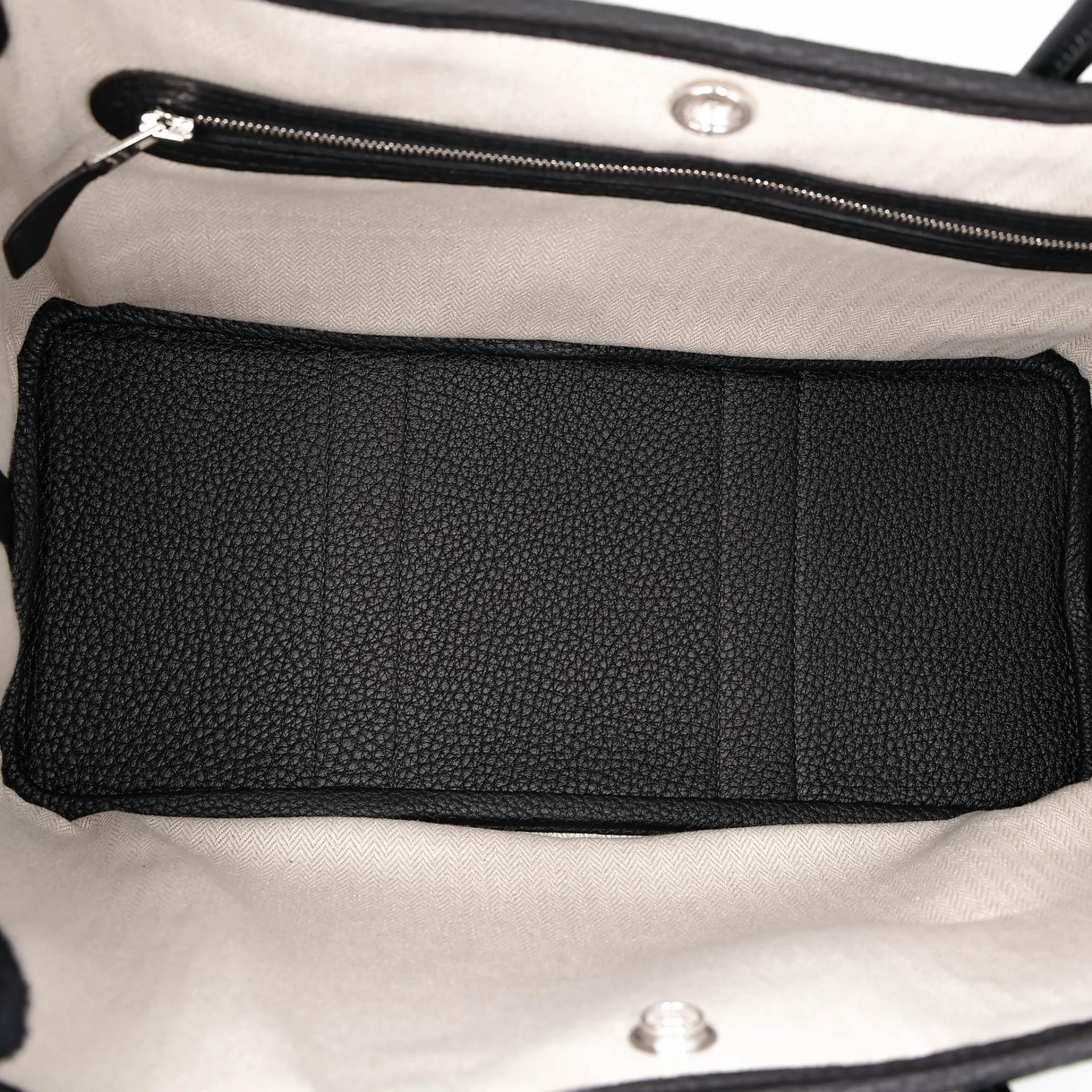 Brand New ( Rank N ) HERMÈS Garden Party TPM Noir (89) Negonda Palladium hardware G (2026) - 19