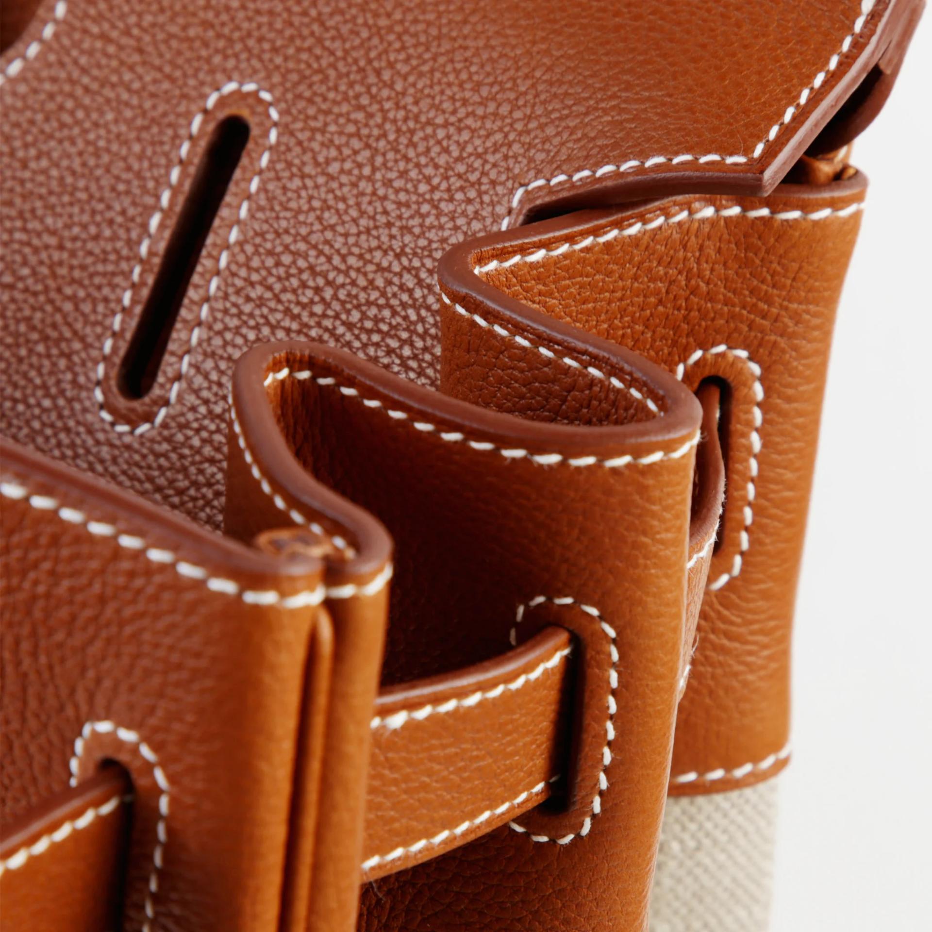 ランク NS 未使用品 HERMÈS エルメス オータクロア40 フォーブ (34) バレニア フォーブル キャンバス シルバー金具 K刻印 (2025) - 12