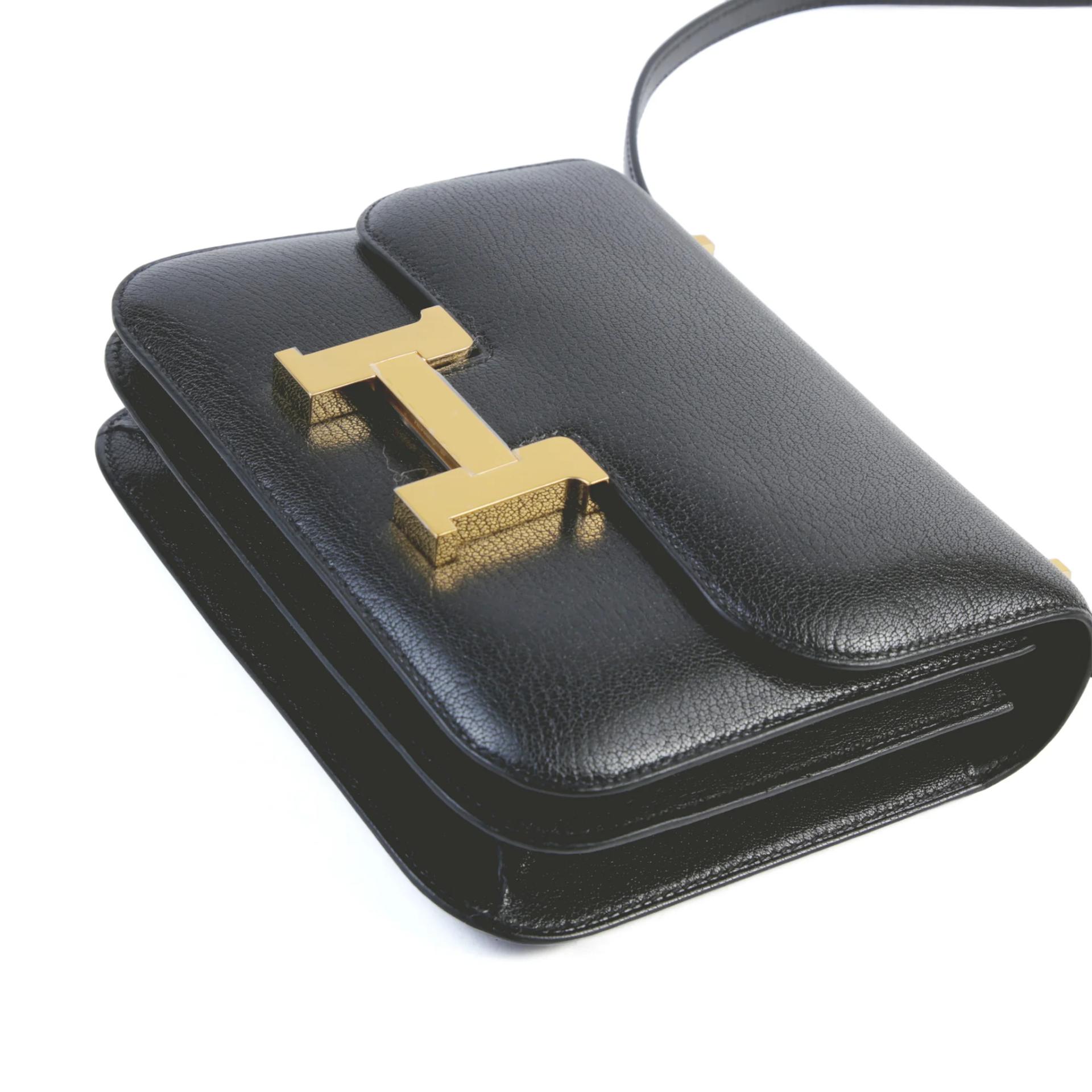 ランク NS 未使用品 HERMÈS エルメス コンスタンス ミニ 19 ミラー ブラック (89) シェーブルシャムキラ ゴールド金具 G刻印 (2026) - 5