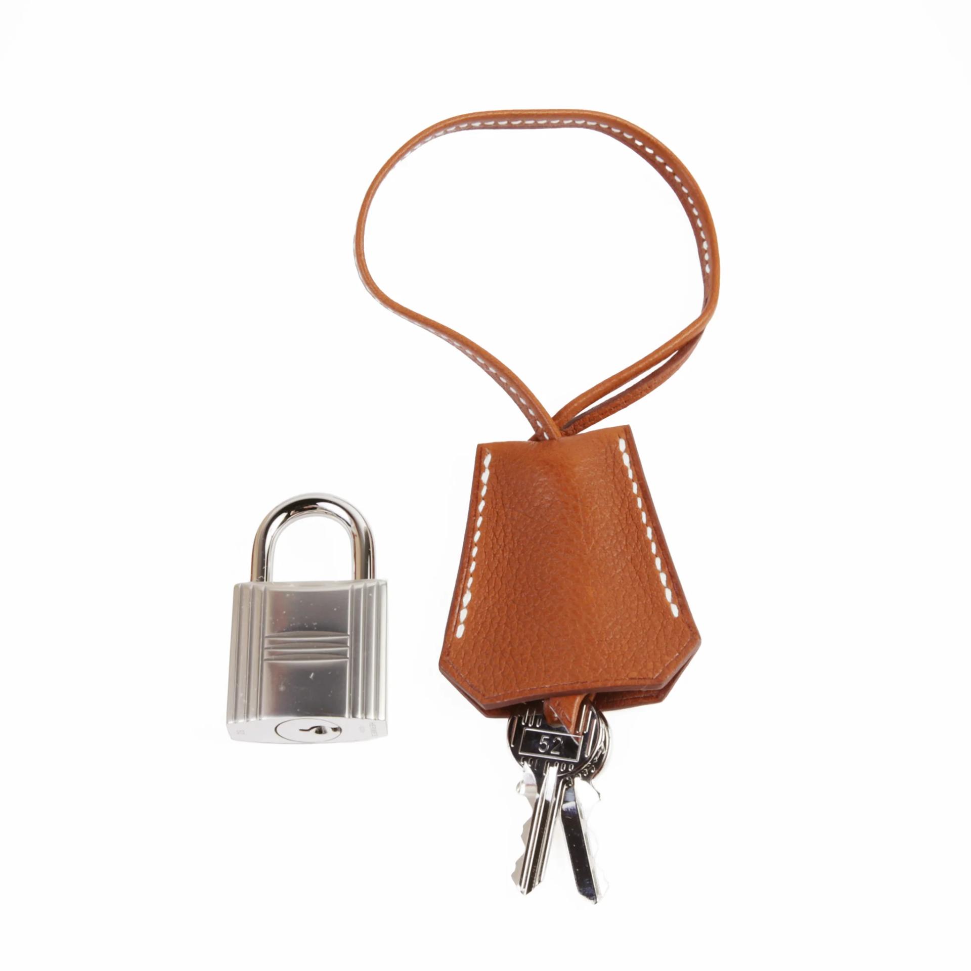 ランク NS 未使用品 HERMÈS エルメス オータクロア40 フォーブ (34) バレニア フォーブル キャンバス シルバー金具 K刻印 (2025) - 15