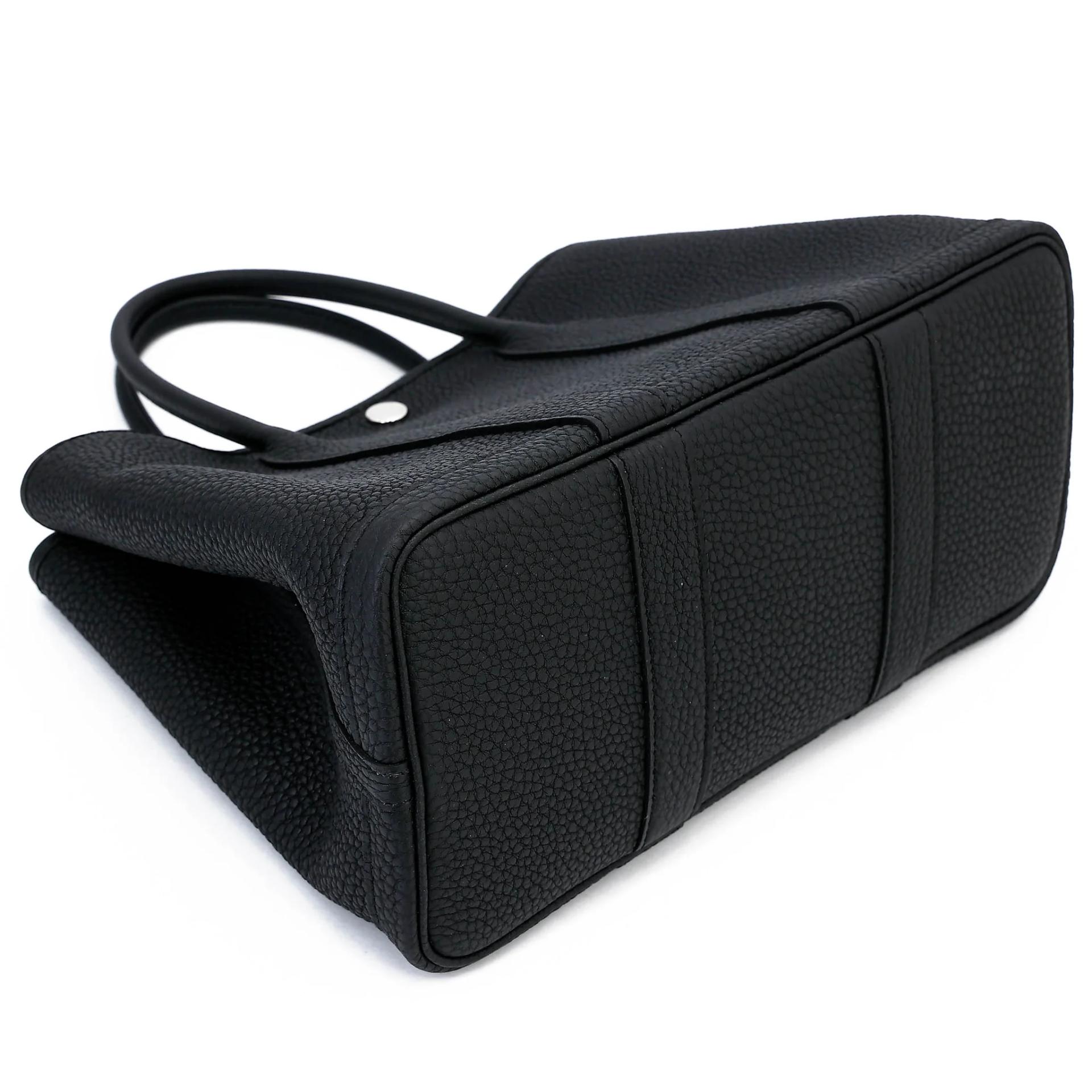Brand New ( Rank N ) HERMÈS Garden Party TPM Noir (89) Negonda Palladium hardware G (2026) - 7