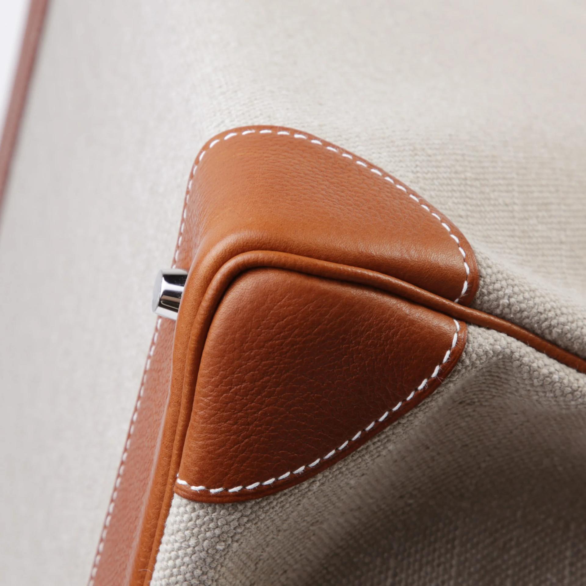 ランク NS 未使用品 HERMÈS エルメス オータクロア40 フォーブ (34) バレニア フォーブル キャンバス シルバー金具 K刻印 (2025) - 5
