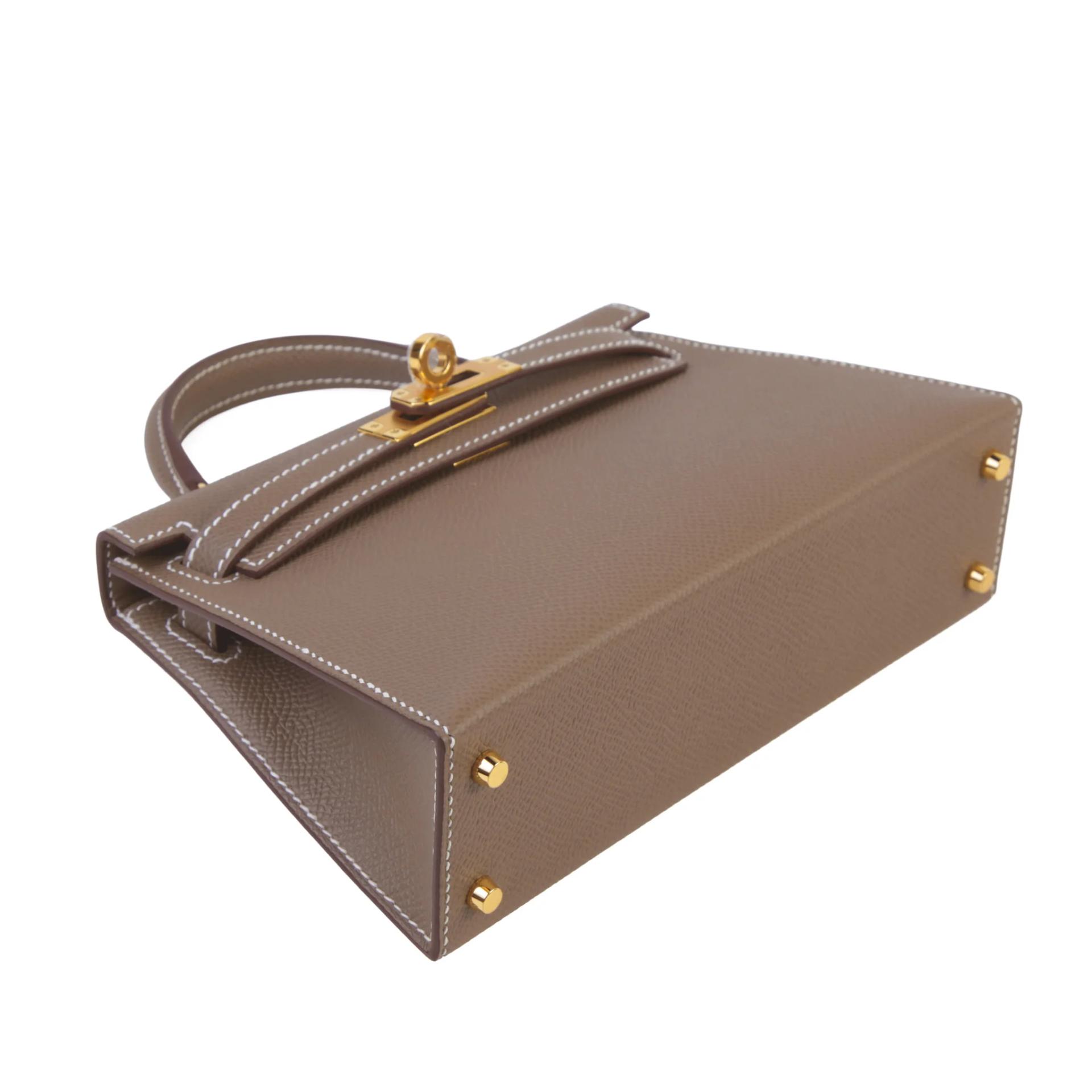 ランク N 新品 HERMÈS エルメス ミニケリー2 エトゥープ (18) エプソン ゴールド金具 G刻印 (2026) - 4