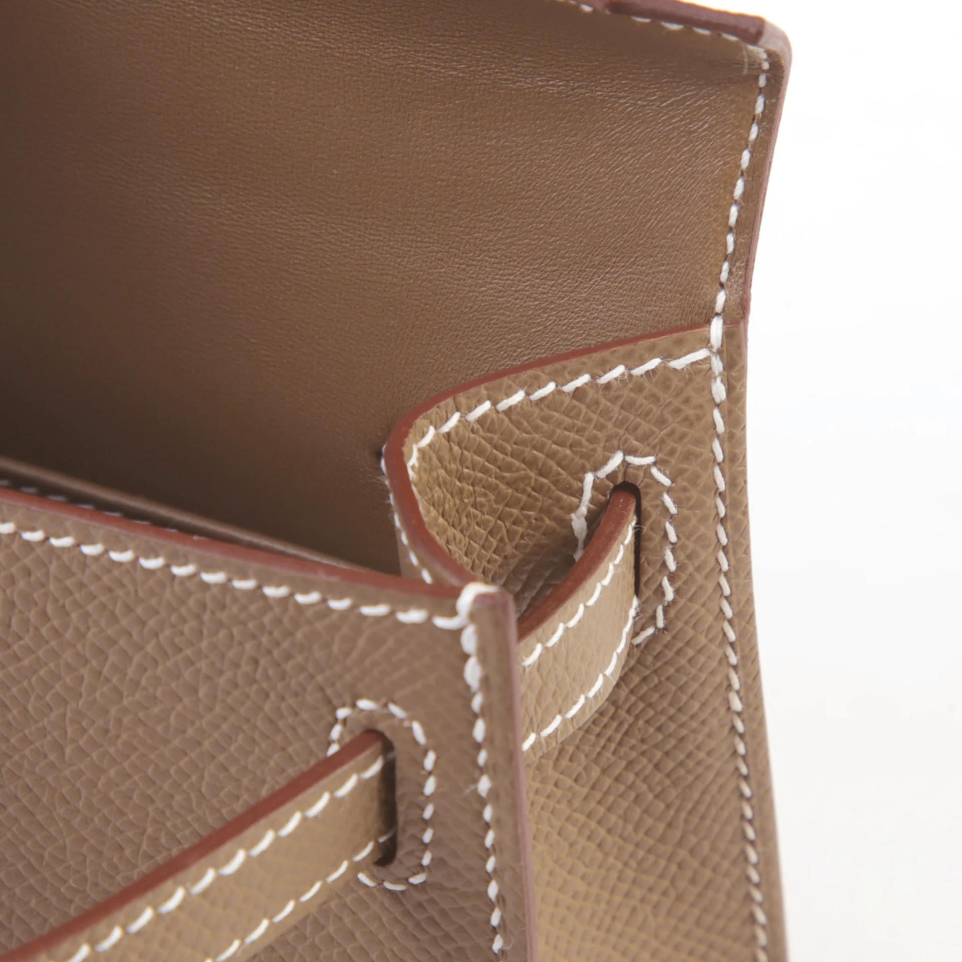 ランク N 新品 HERMÈS エルメス ミニケリー2 エトゥープ (18) エプソン シルバー金具 G刻印 (2026) - 11
