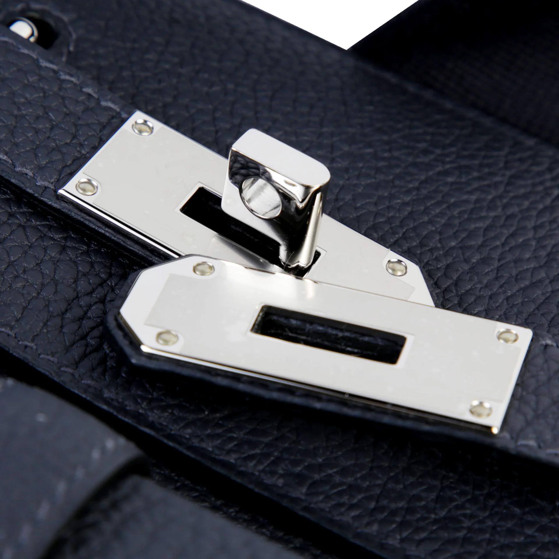 ランク SA HERMÈS エルメス アッカドPM アクセス キャバン (3Y) トゴ シルバー金具 G刻印 (2026) - 8