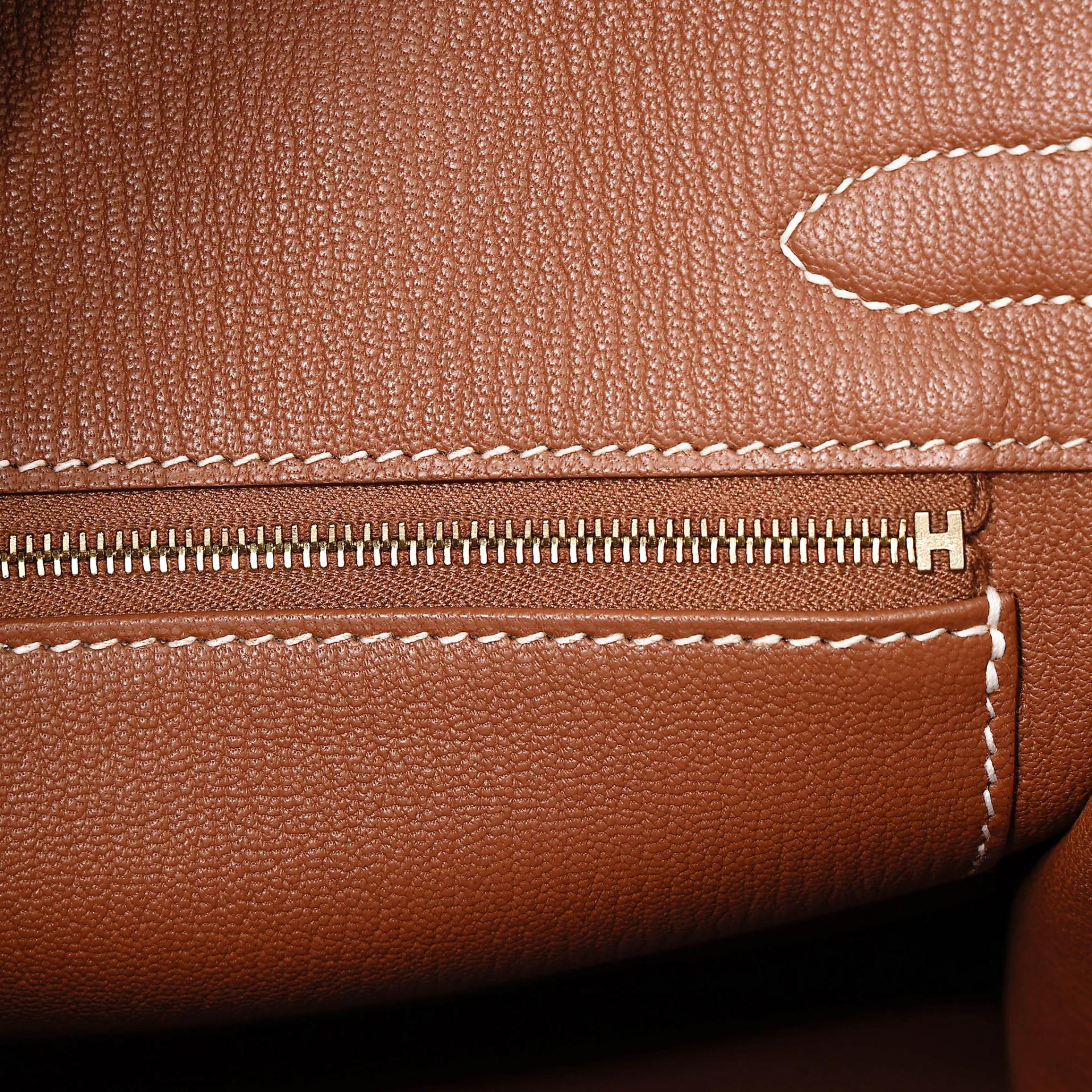 Very Good ( Rank A) HERMÈS Birkin 30 Gold (37) Togo Gold hardware D (2019) - 19