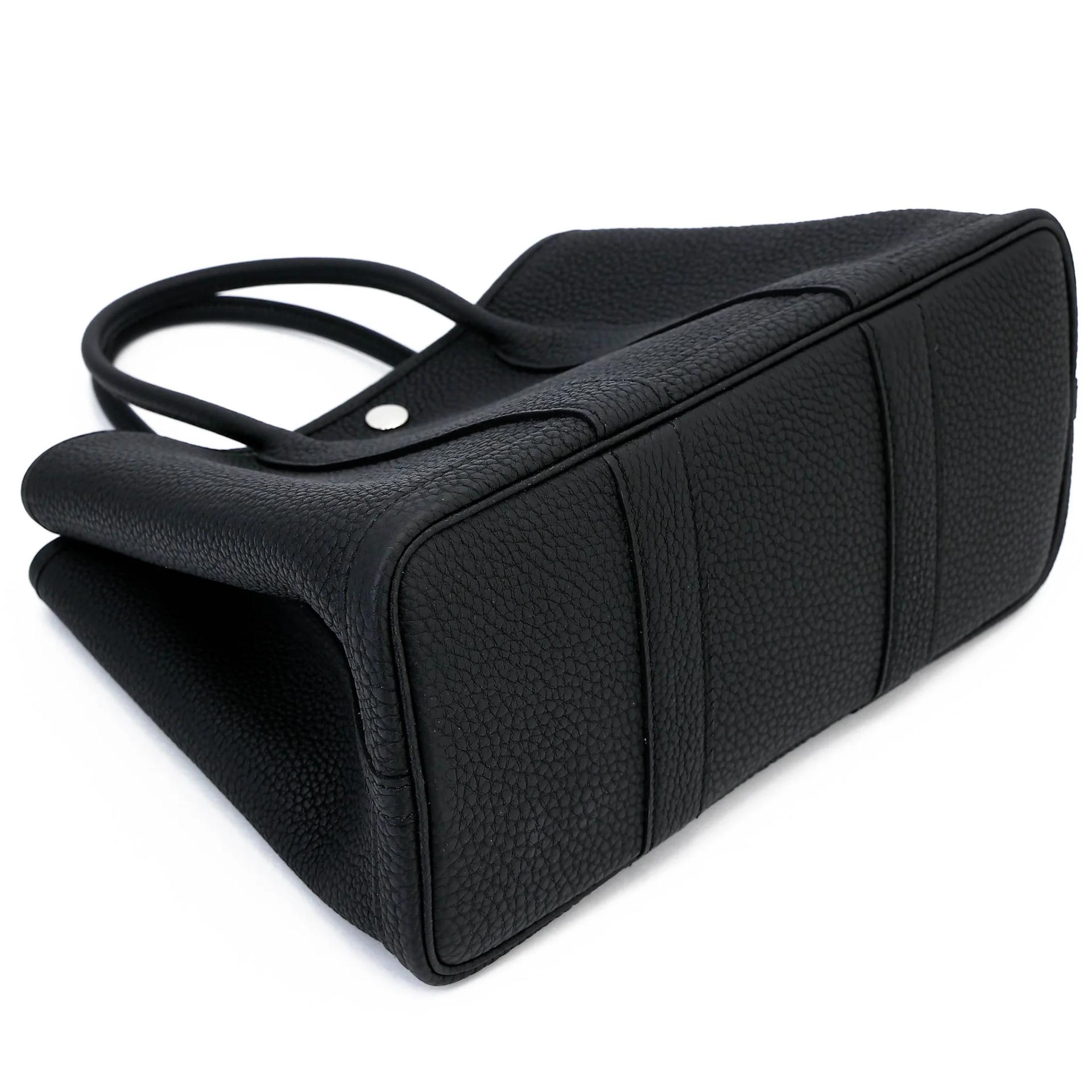 Brand New ( Rank N ) HERMÈS Garden Party TPM Noir (89) Negonda Palladium hardware G (2026) - 5