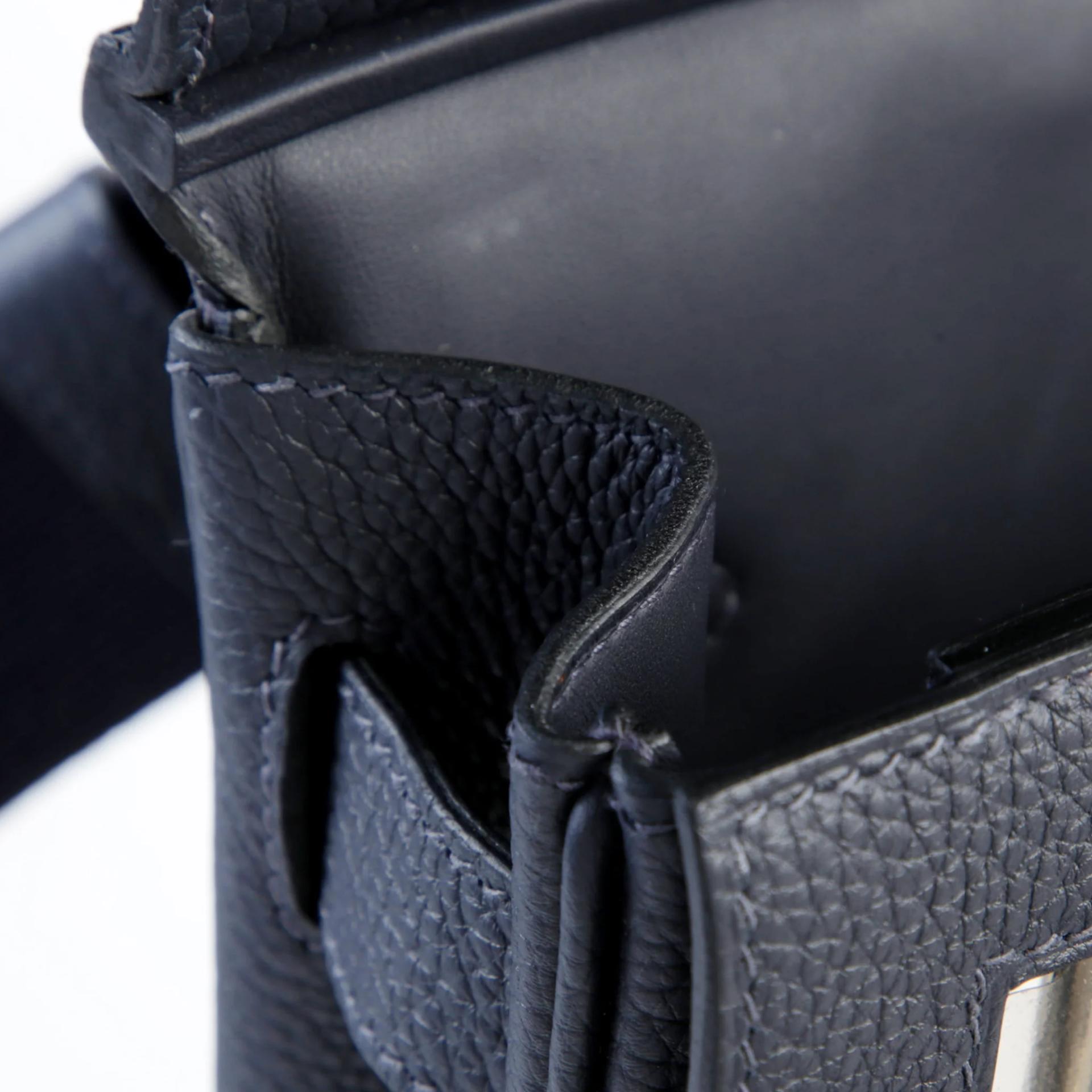ランク SA HERMÈS エルメス アッカドPM アクセス キャバン (3Y) トゴ シルバー金具 G刻印 (2026) - 12