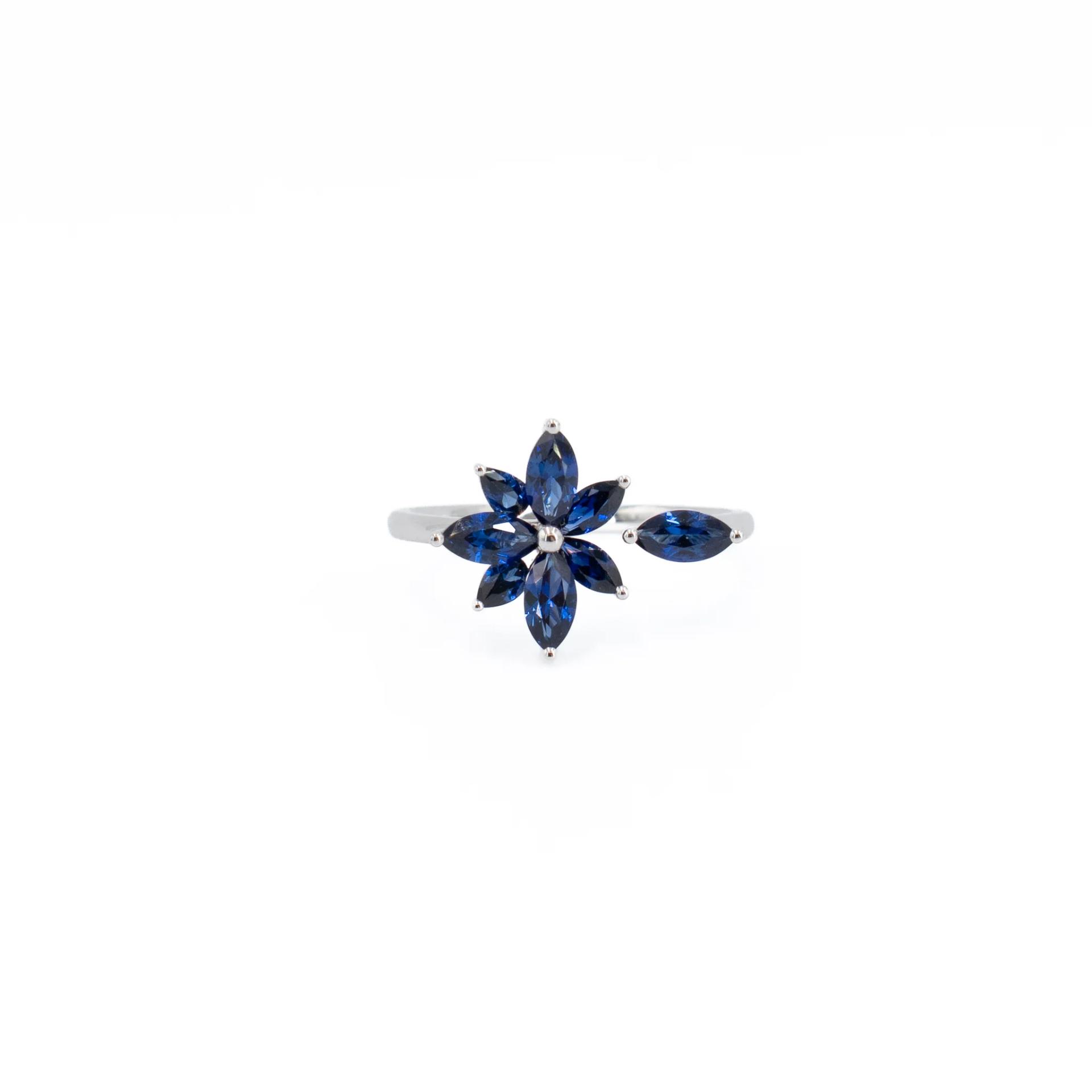 MIRA Lumière Star PINKY RING Blue