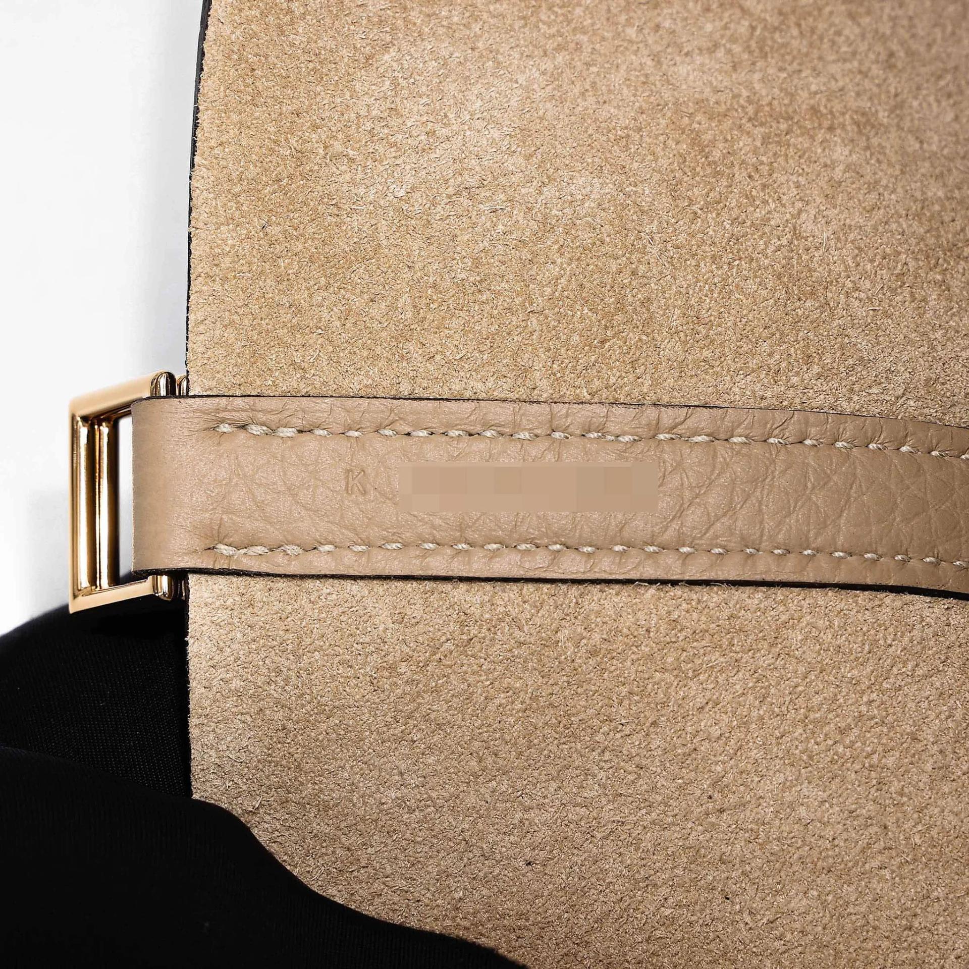 Excellent ( Rank SA ) HERMÈS Picotin Lock PM Trench (S2) Clemence Gold hardware K (2025) - 16