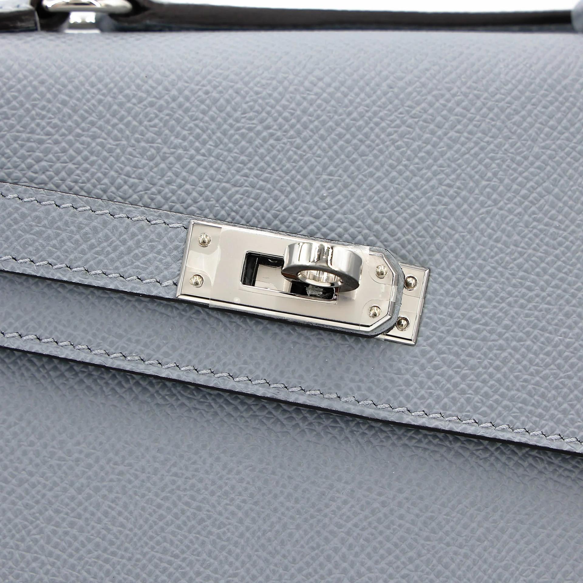 ランク SA HERMÈS エルメス 限定品 ケリー20 無秩序 グリパンタン (P0) エプソン シルバー金具 K刻印 (2025) - 18