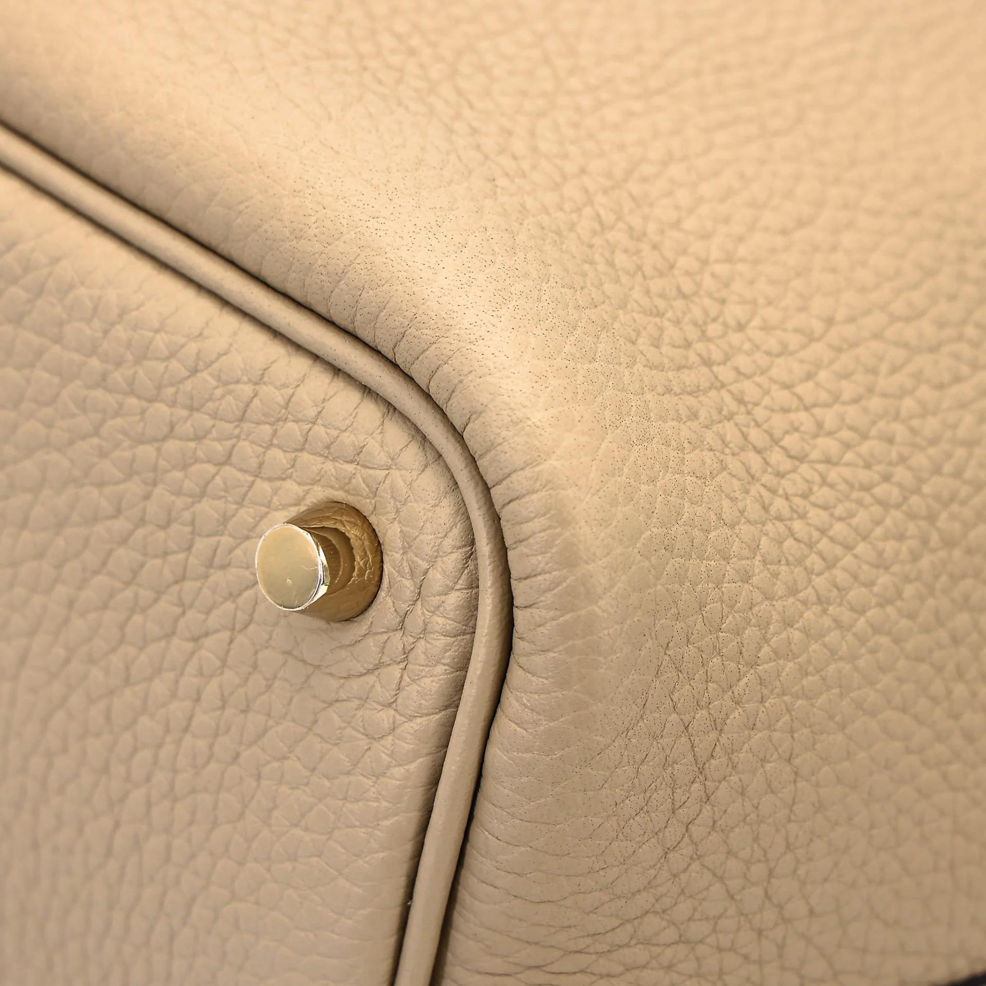 Excellent ( Rank SA ) HERMÈS Picotin Lock PM Trench (S2) Clemence Gold hardware K (2025) - 9