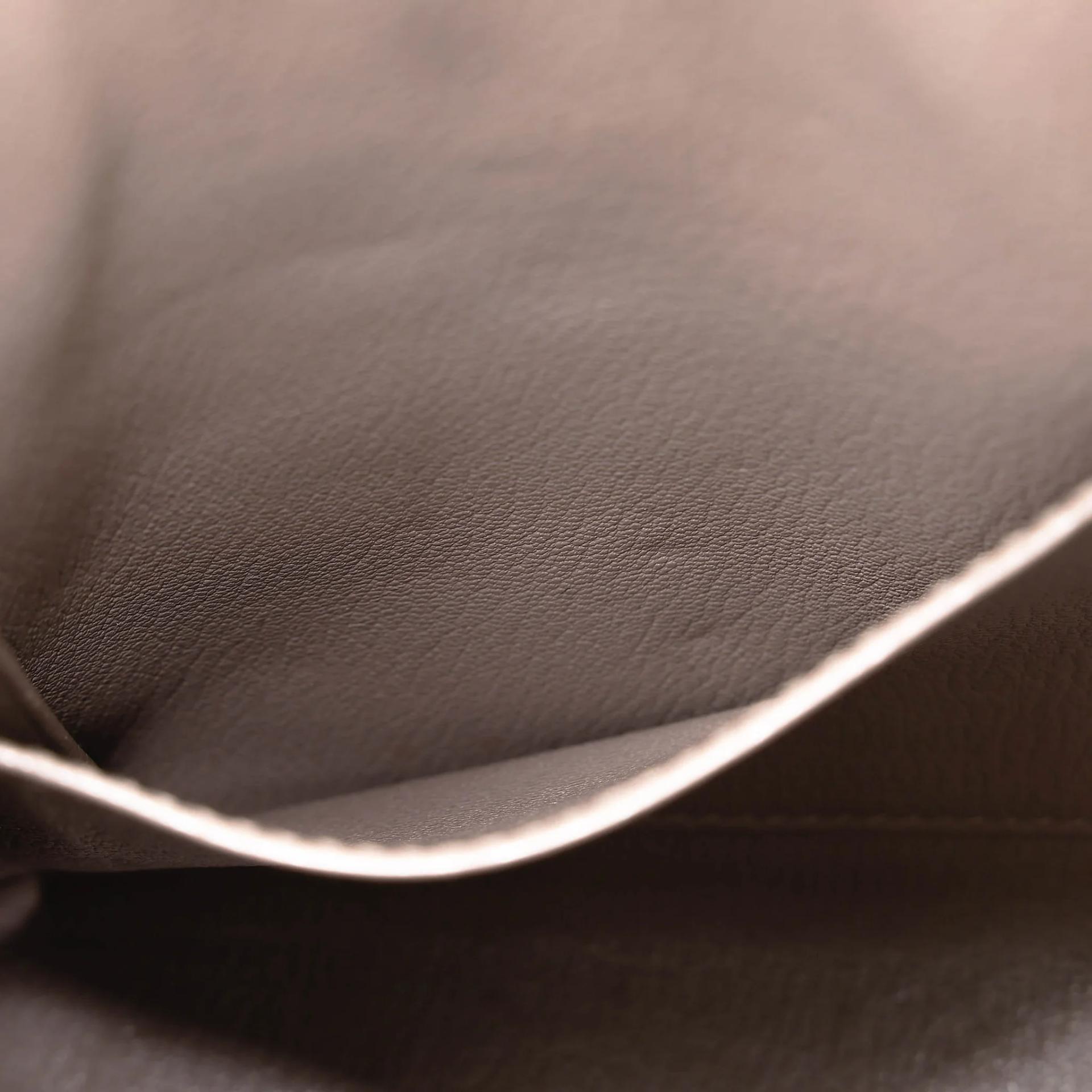 Very Good ( Rank A) HERMÈS Kelly 28 Seliier Gris Asphalte (M8) Epsom Gold hardware C (2018) - 40