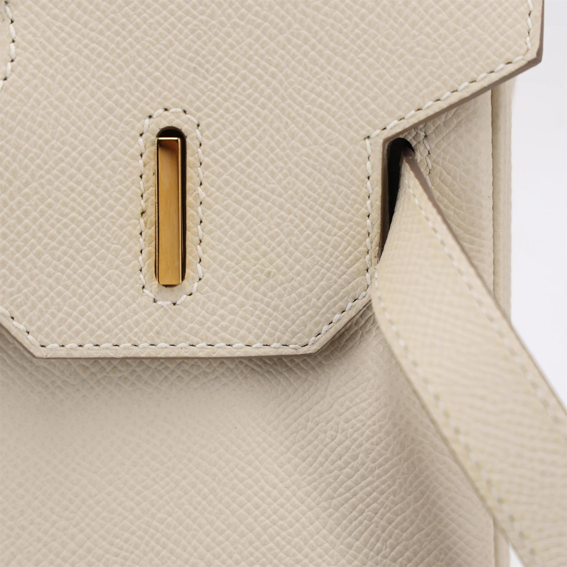 Very Good ( Rank A) HERMÈS Birkin 30 Craie (10) Epsom Gold hardware B (2023) - 18