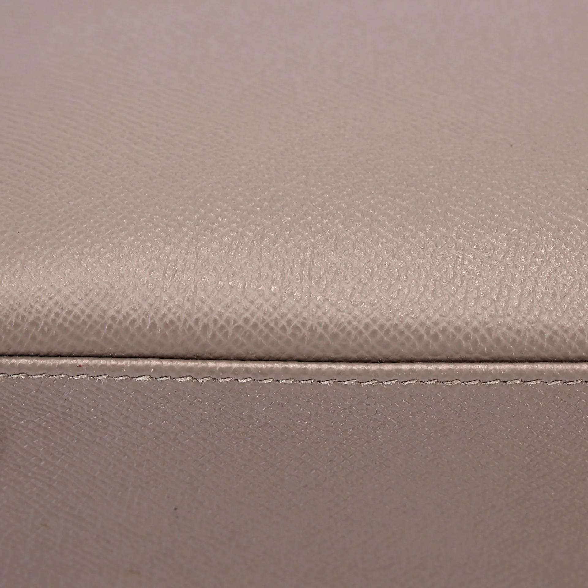 Very Good ( Rank A) HERMÈS Kelly 28 Seliier Gris Asphalte (M8) Epsom Gold hardware C (2018) - 22