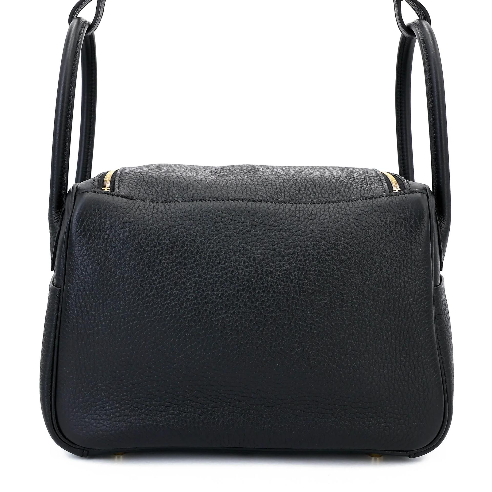 Brand New ( Rank N ) HERMÈS Lindy 26 Noir (89) Clemence Gold hardware G (2026) - 2
