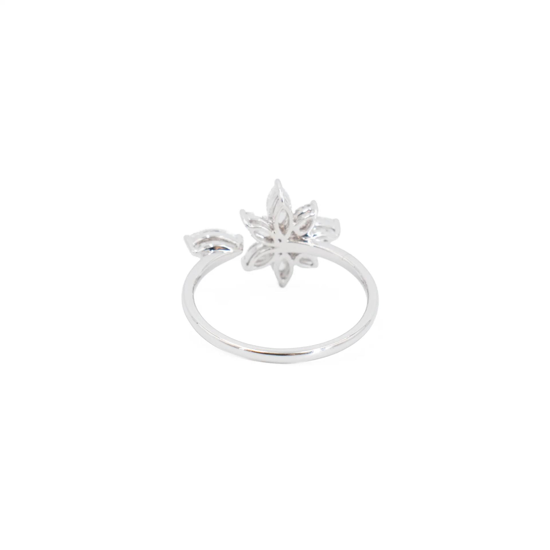 Brand New ( Rank N ) Mira MIRA Lumière Star PINKY RING White Gold 18K White Gold - 3