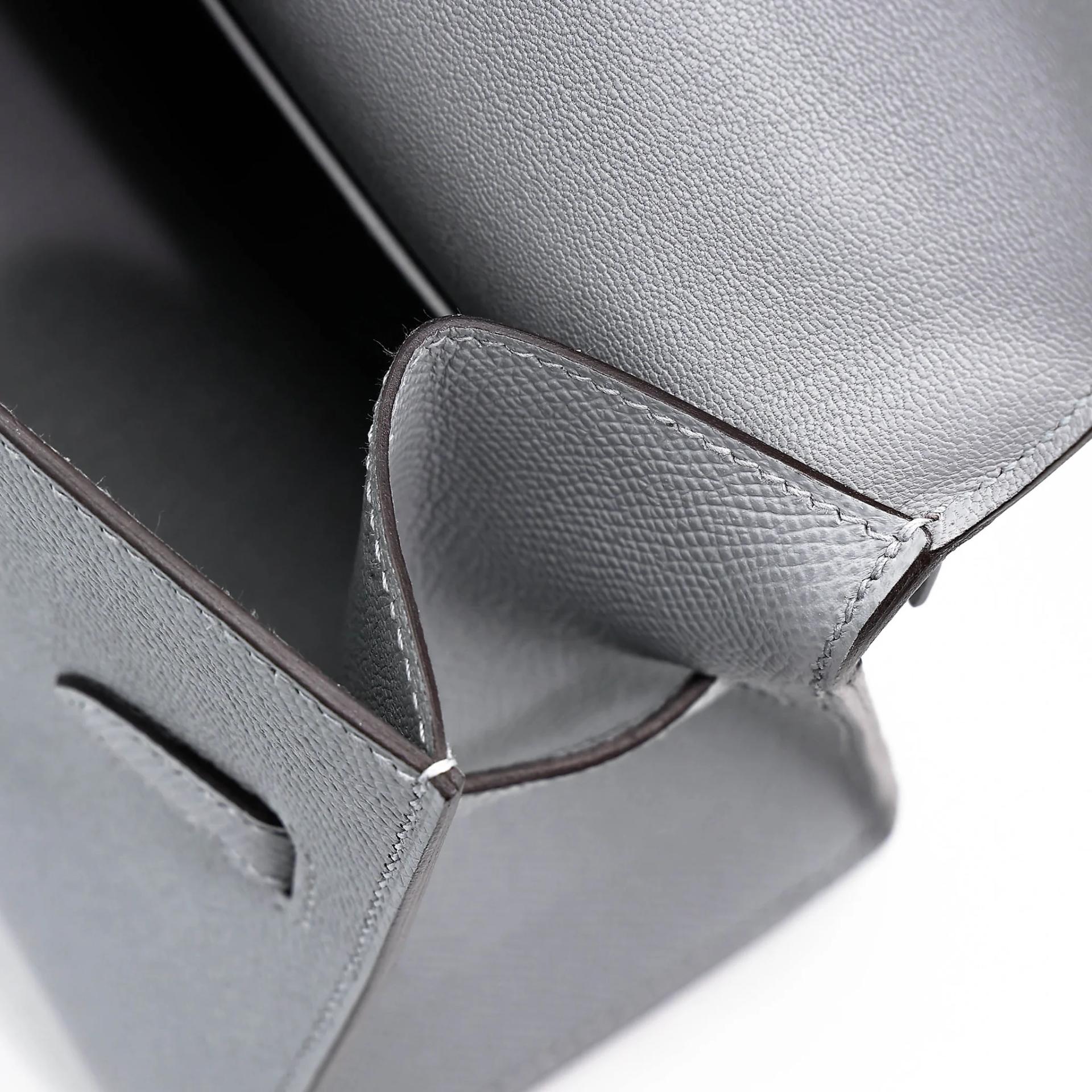 ランク SA HERMÈS エルメス 限定品 ケリー20 無秩序 グリパンタン (P0) エプソン シルバー金具 K刻印 (2025) - 26
