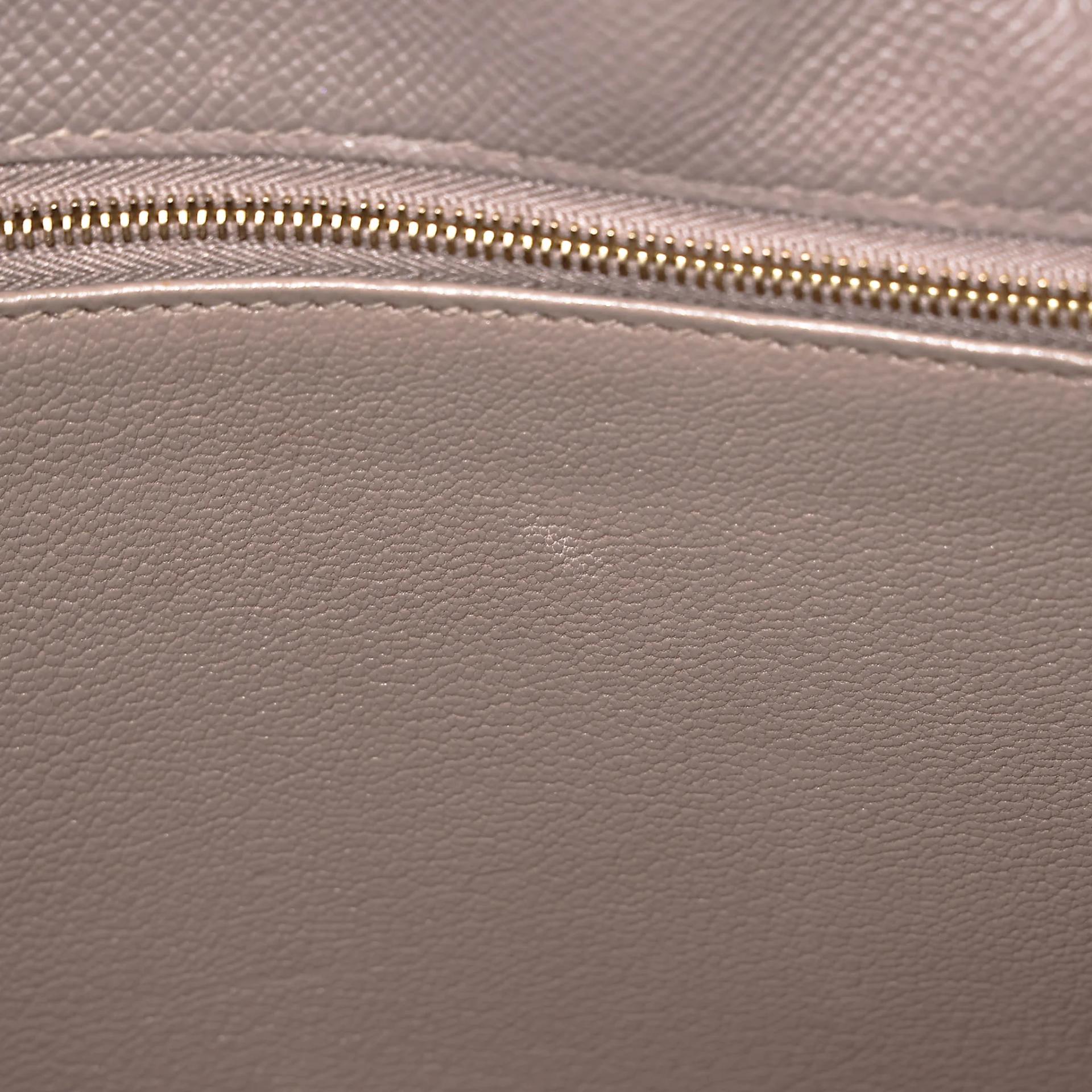 Very Good ( Rank A) HERMÈS Kelly 28 Seliier Gris Asphalte (M8) Epsom Gold hardware C (2018) - 36