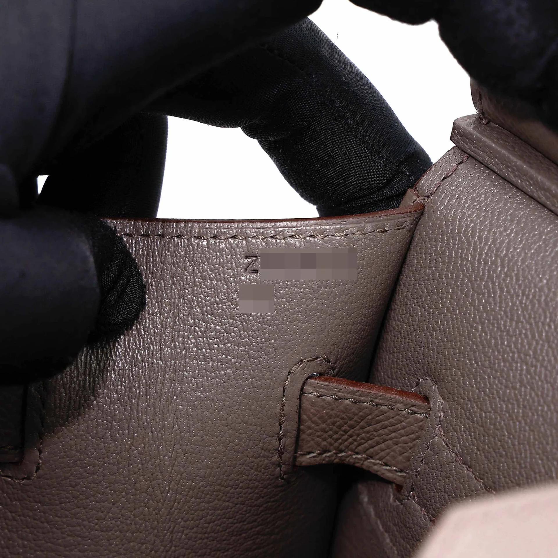 Very Good ( Rank A) HERMÈS Birkin 30 Sellier Etain (8F) Epsom Gold hardware Z (2021) - 19