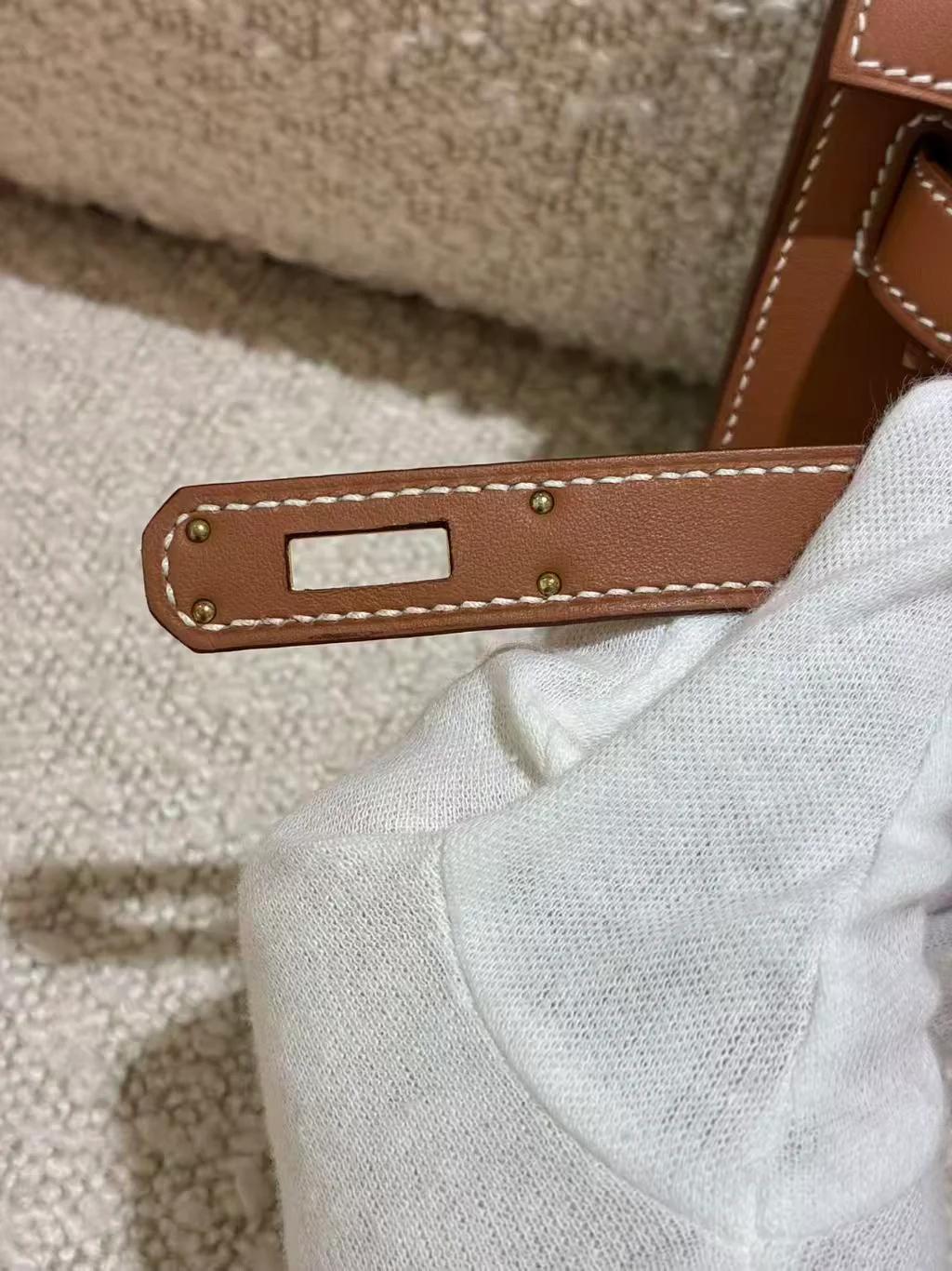 Brand New ( Rank N ) HERMÈS Kelly Cut Gold (37) Swift Gold hardware K (2025) - 14