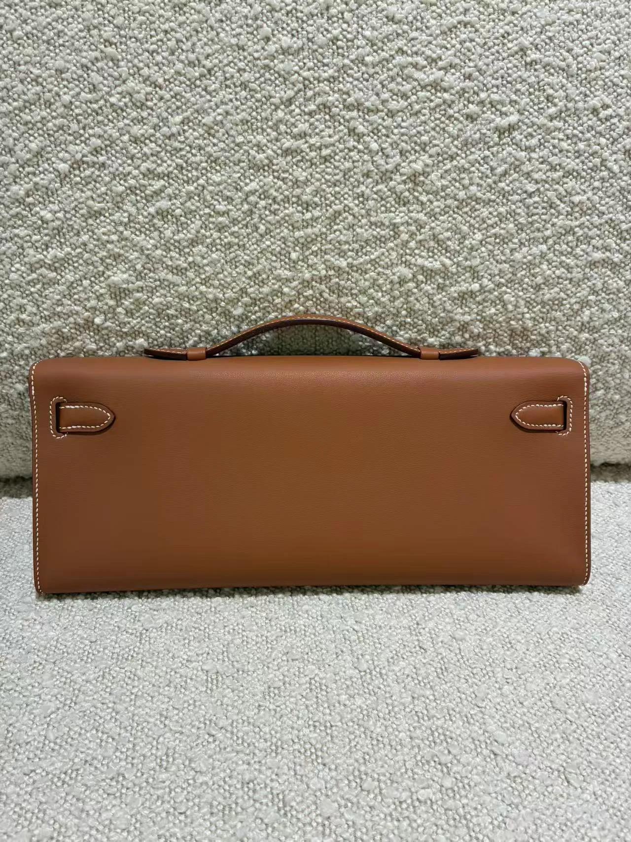 Brand New ( Rank N ) HERMÈS Kelly Cut Gold (37) Swift Gold hardware K (2025) - 8