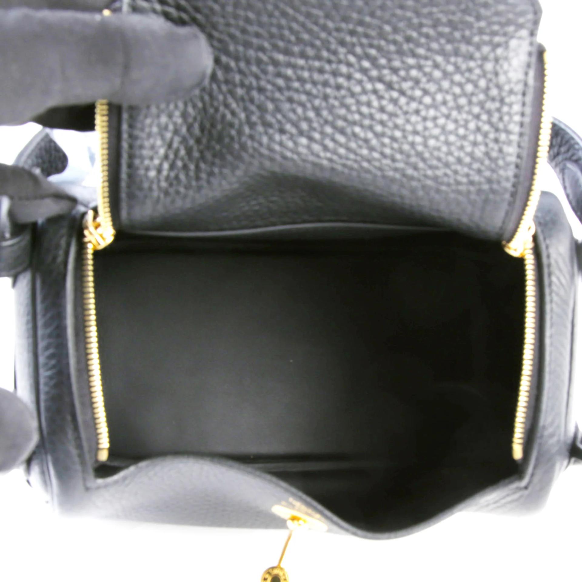 全新 HERMÈS 愛馬仕 Mini Lindy 二代 89 黑色 Noir (Black) Clemence小牛皮 金扣 K刻 2025年 - 10