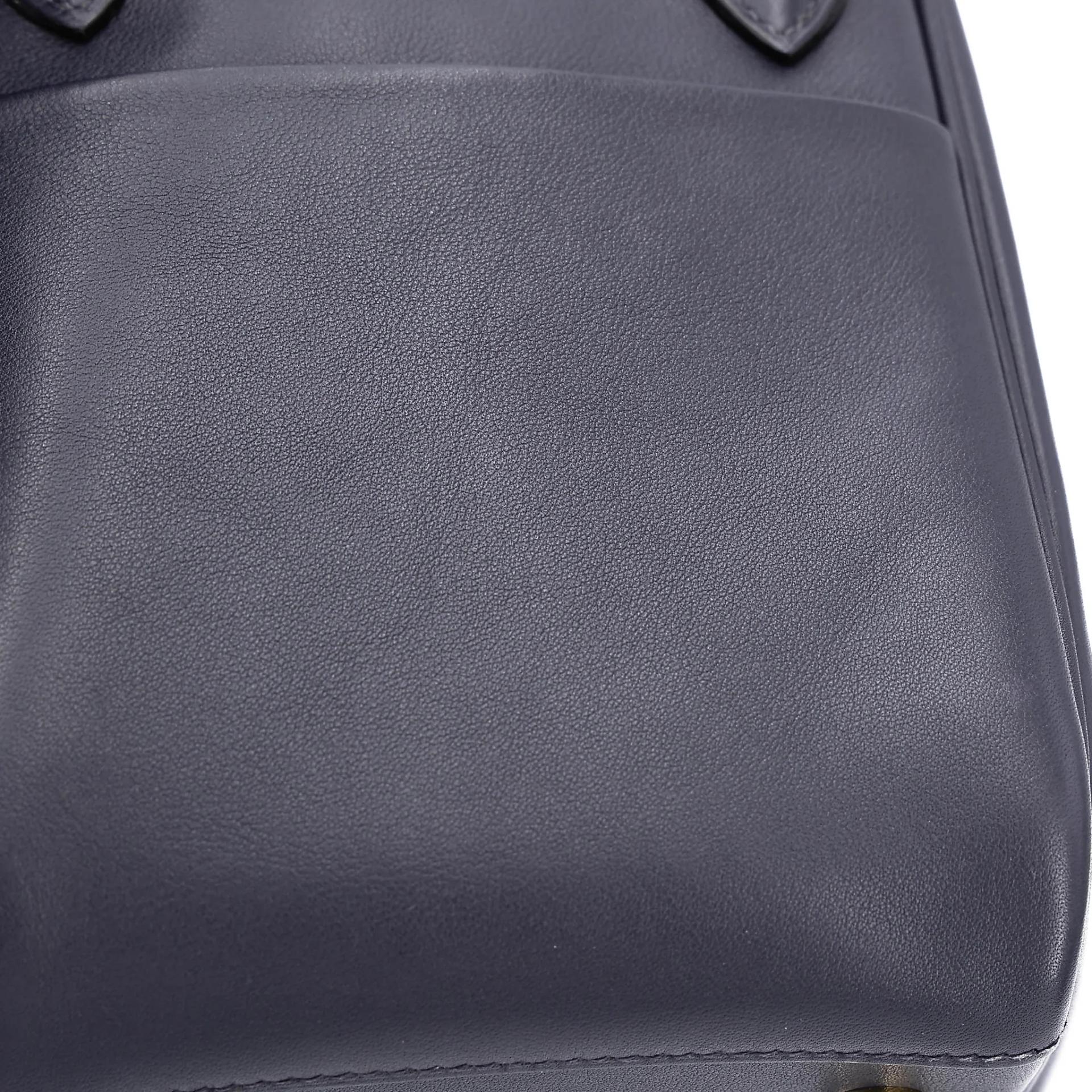 Very Good ( Rank A) HERMÈS Lindy 26 Touch Bleu Nuit (2Z) Matte Niloticus Crocodile Volupto calfskin Gold hardware Y (2020) - 15