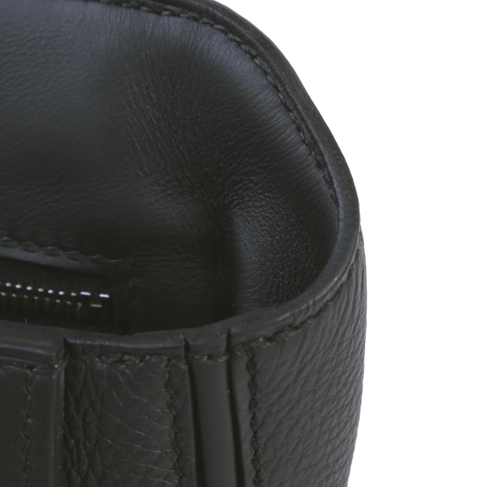ランク N 新品 HERMÈS エルメス ヴァンキャトルミニ ブラック (89) スイフト トゴ シルバー金具 G刻印 (2026) - 12