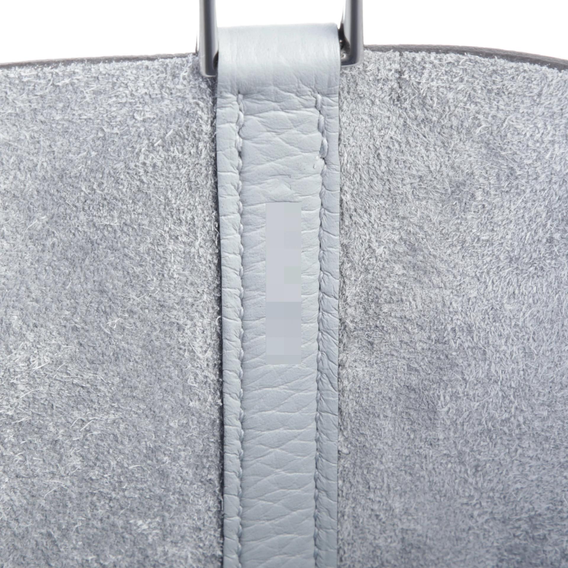 全新 HERMÈS 愛馬仕 Picotin 菜籃子 PM 18 P0 木偶灰 Gris Pantin Clemence小牛皮 銀扣 K刻 2025年 - 11