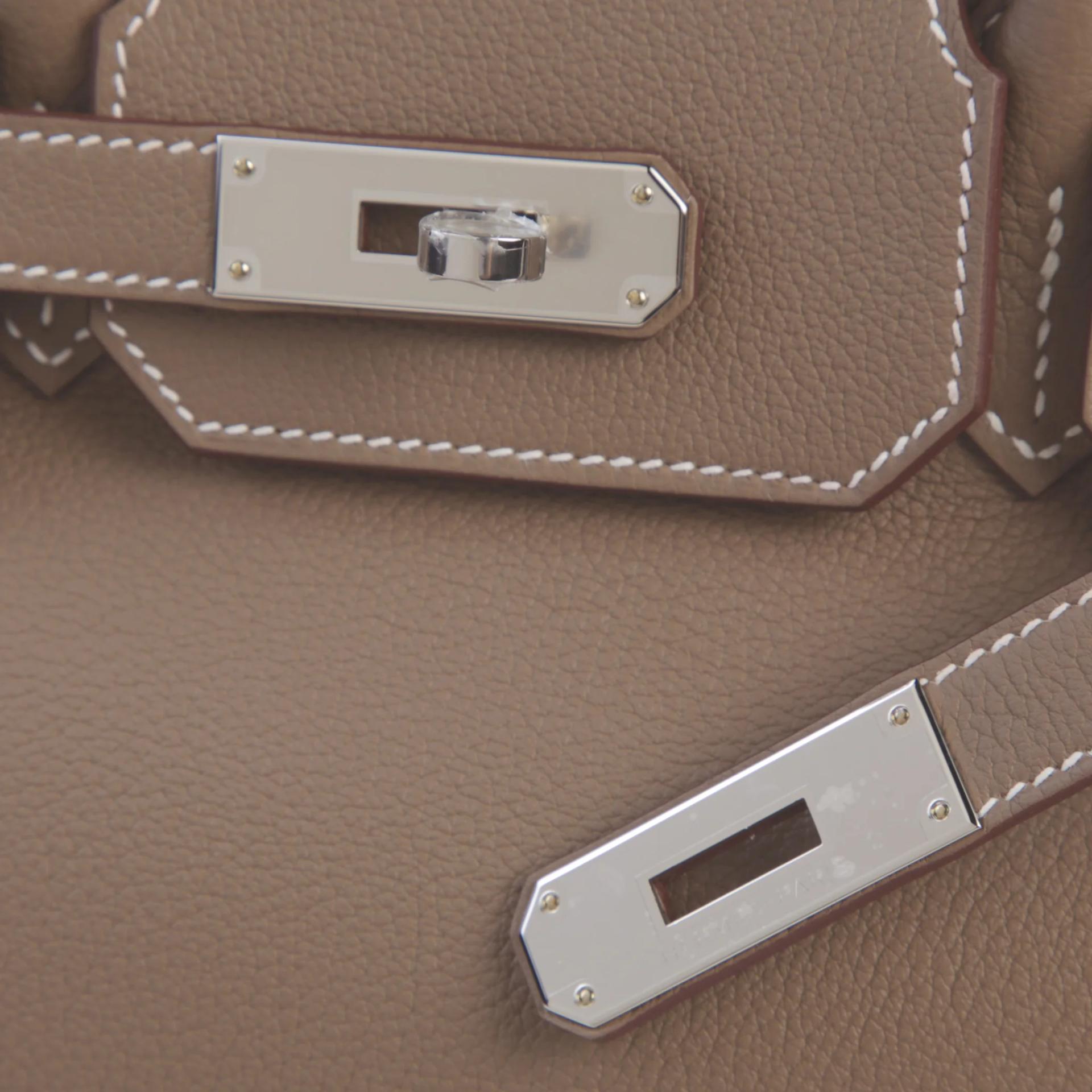 Brand New ( Rank N ) HERMÈS Birkin 30 Etoupe (18) Togo Palladium hardware G (2026) - 8