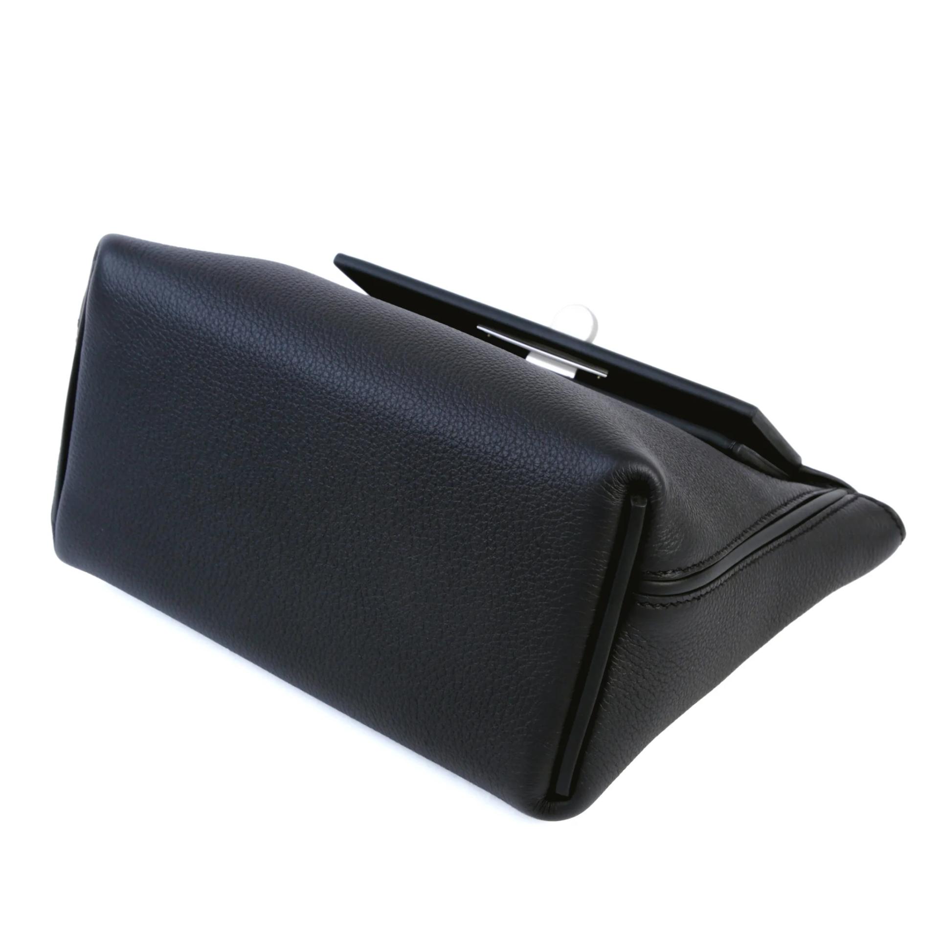 ランク N 新品 HERMÈS エルメス ヴァンキャトルミニ ブラック (89) スイフト トゴ シルバー金具 G刻印 (2026) - 5