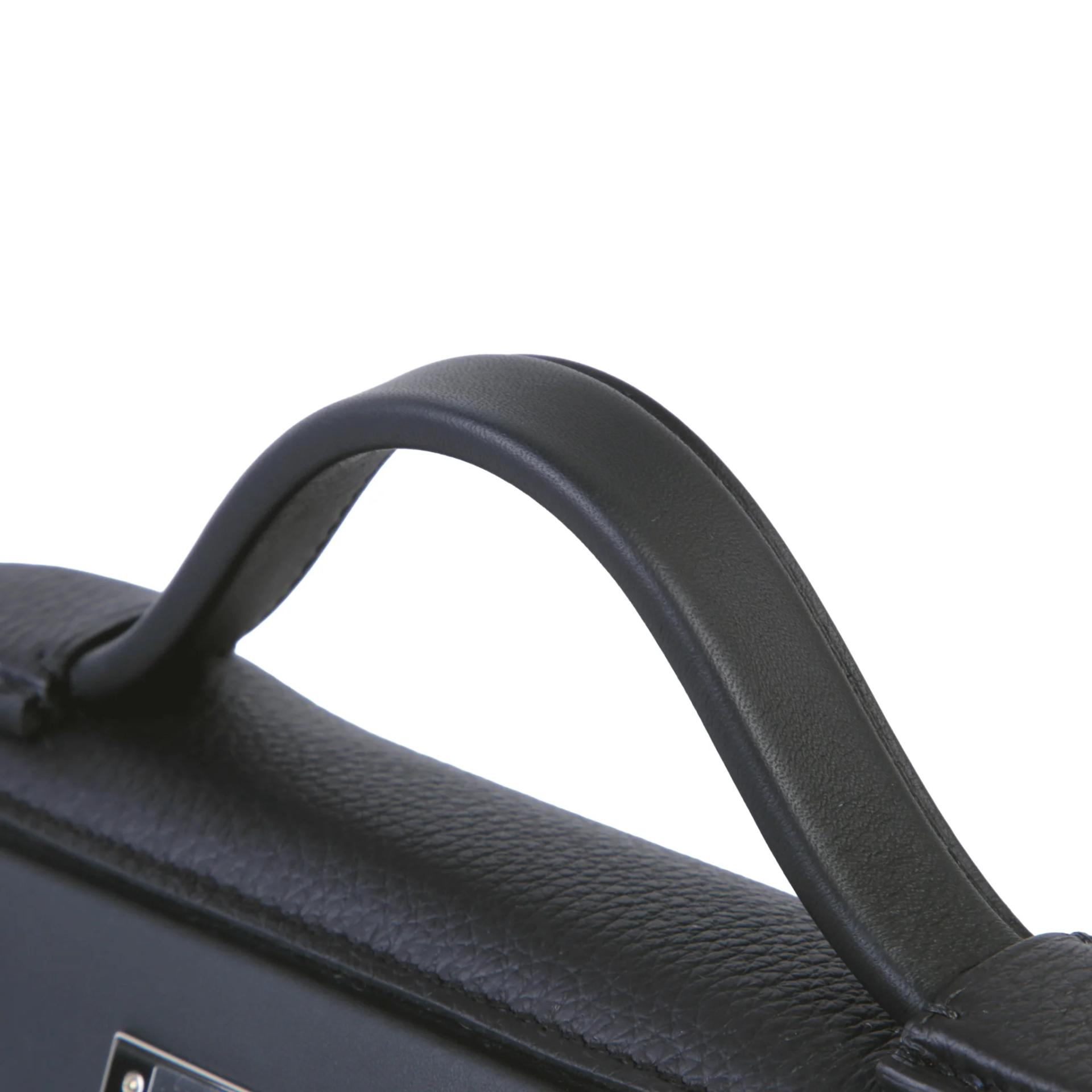 ランク N 新品 HERMÈS エルメス ヴァンキャトルミニ ブラック (89) スイフト トゴ シルバー金具 G刻印 (2026) - 3