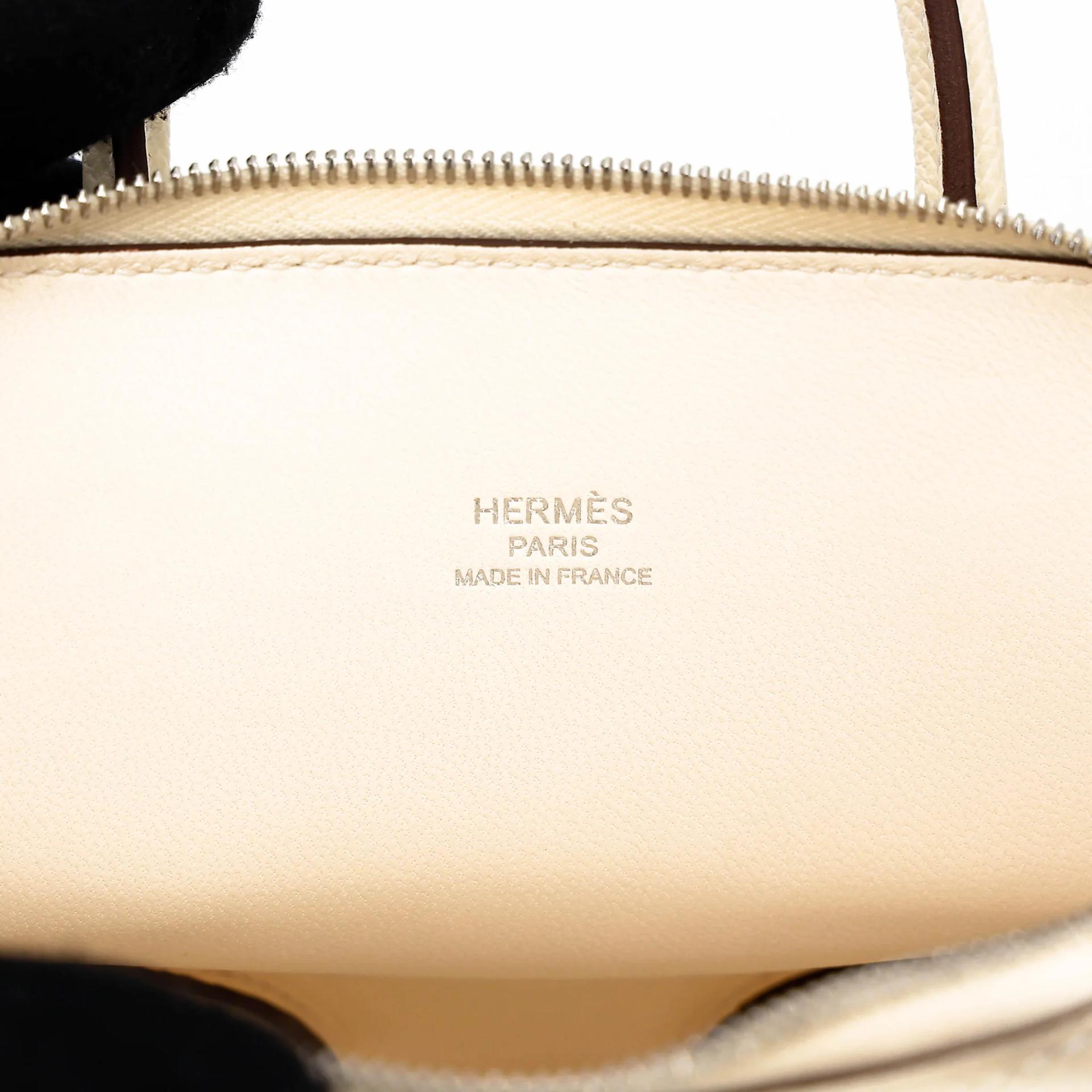 Brand New ( Rank N ) HERMÈS Limited Edition Bolide On Wheels Nata (I2) Orange (93) Epsom Palladium hardware G (2026) - 11