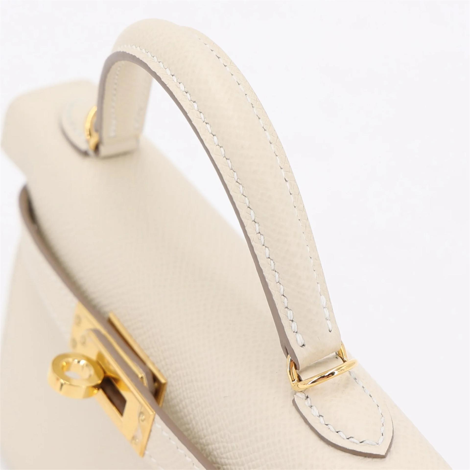 ランク SA HERMÈS エルメス ミニケリー2 クレ (10) エプソン ゴールド金具 U刻印 (2022) - 3