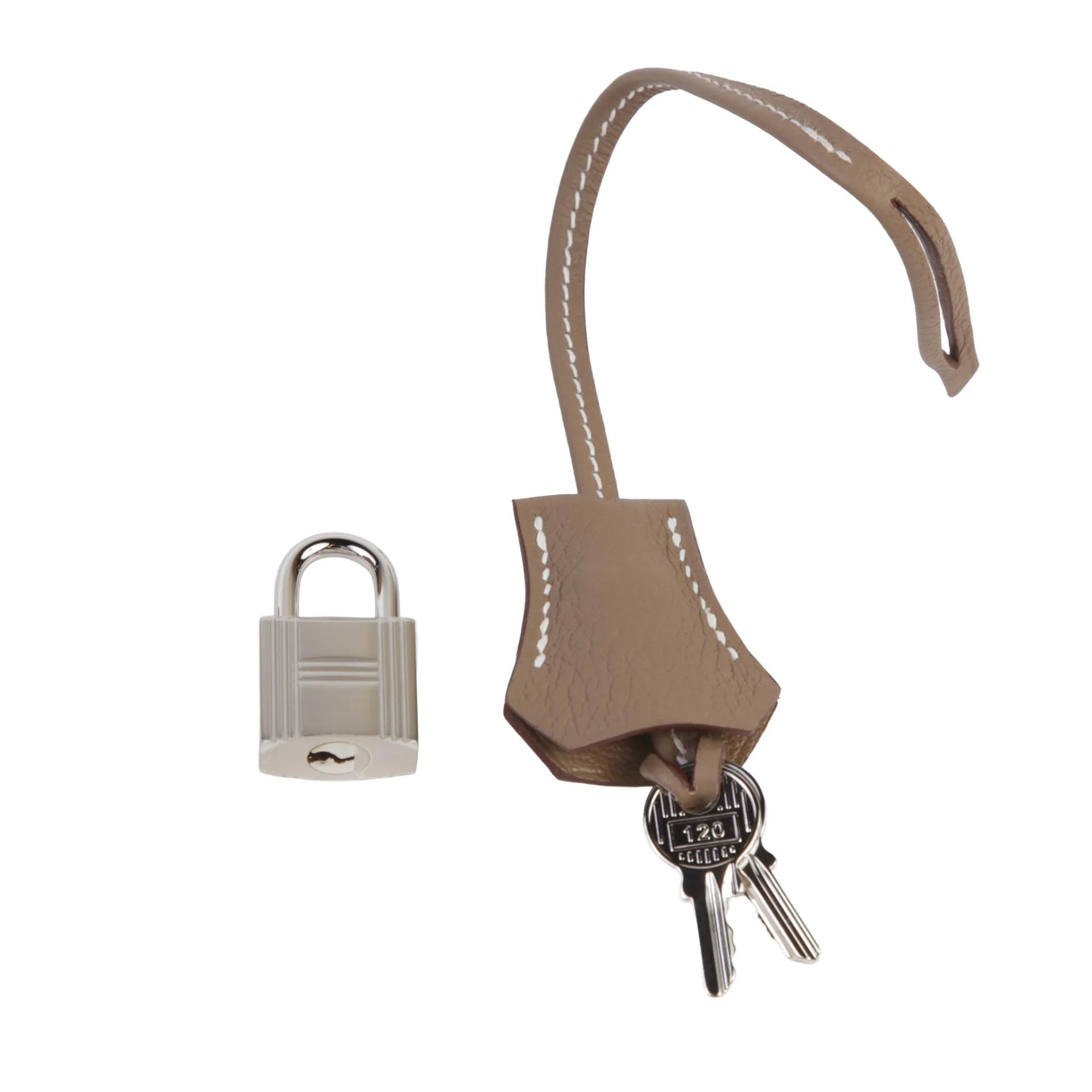 Brand New ( Rank N ) HERMÈS Birkin 30 Etoupe (18) Togo Palladium hardware G (2026) - 14