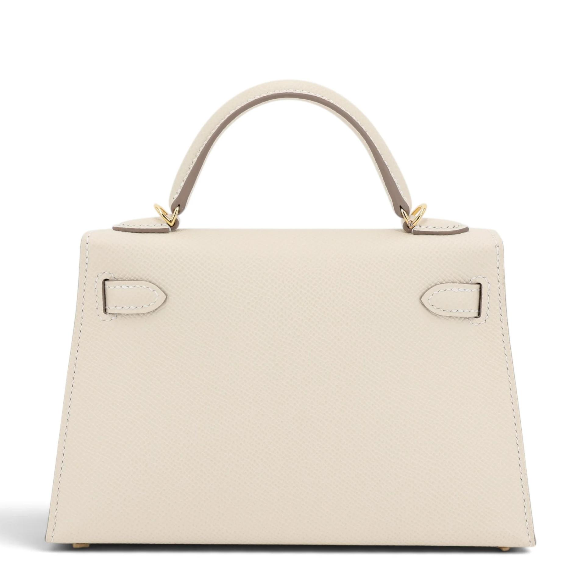 ランク SA HERMÈS エルメス ミニケリー2 クレ (10) エプソン ゴールド金具 U刻印 (2022) - 2