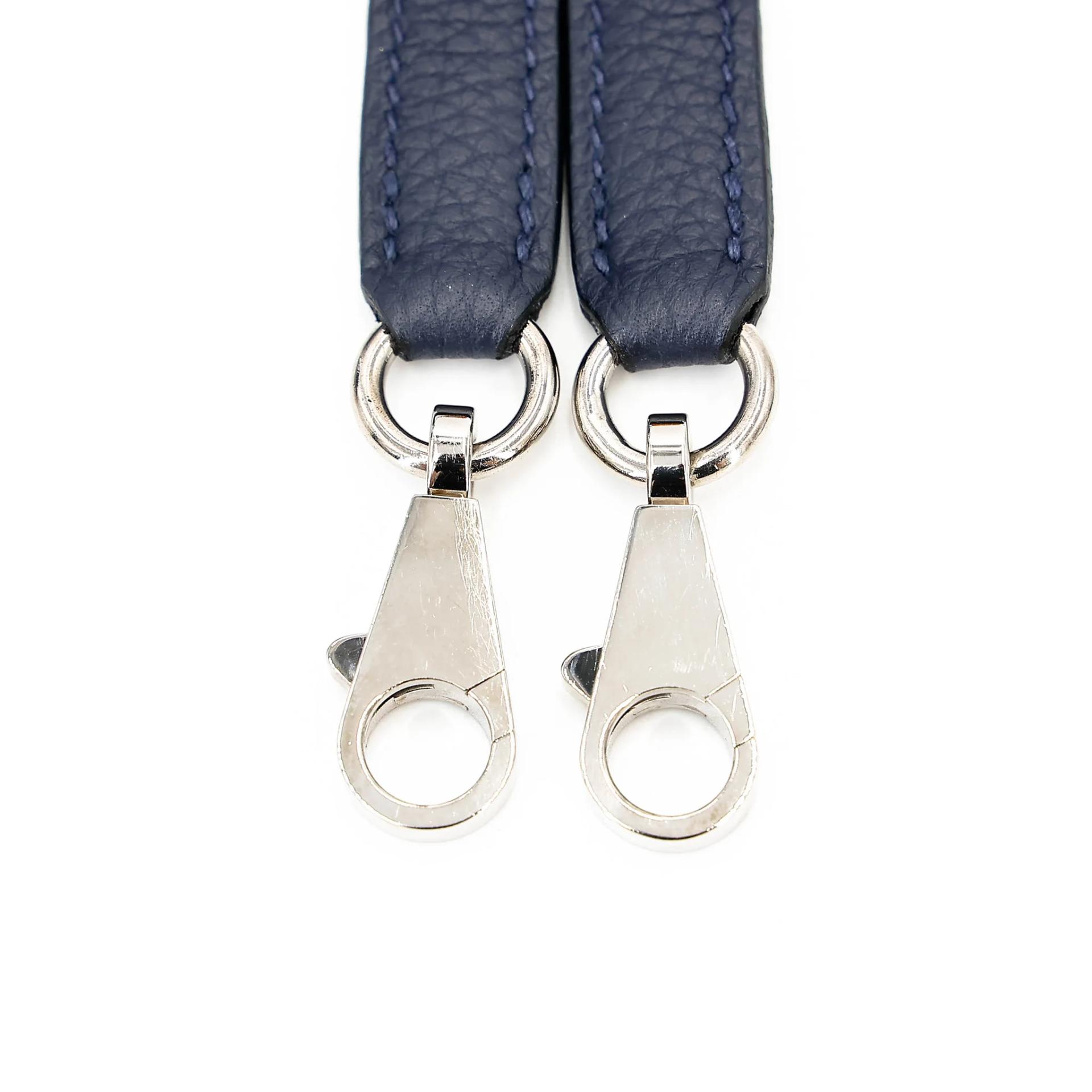Very Good ( Rank A) HERMÈS Kelly 28 Touch Bleu Nuit (2Z) Togo Matte Alligator Palladium hardware C (2018) - 31